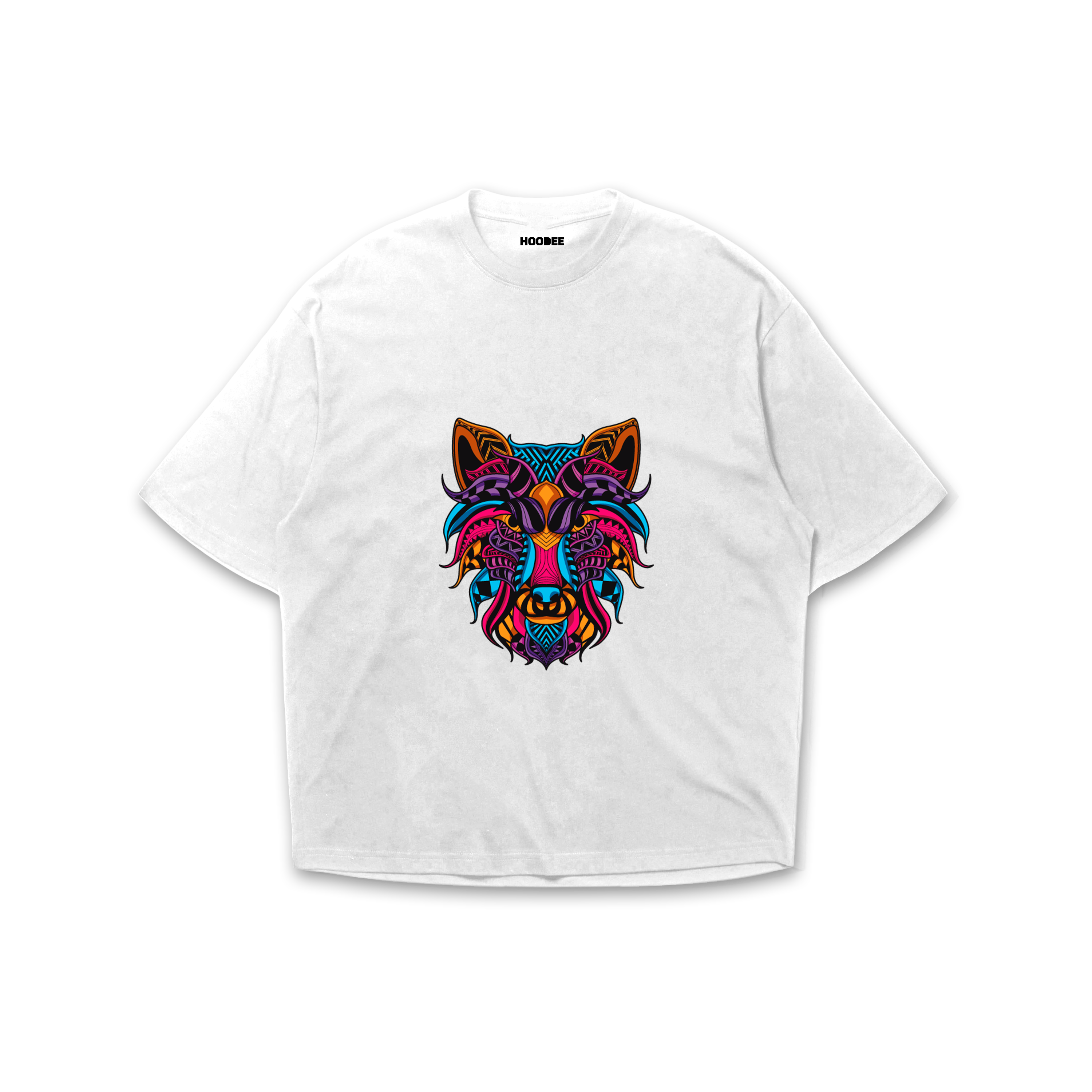 Playera oversize Mandela lobo