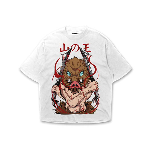 Playera oversize Demon Slayer - Inosuke Hashibira