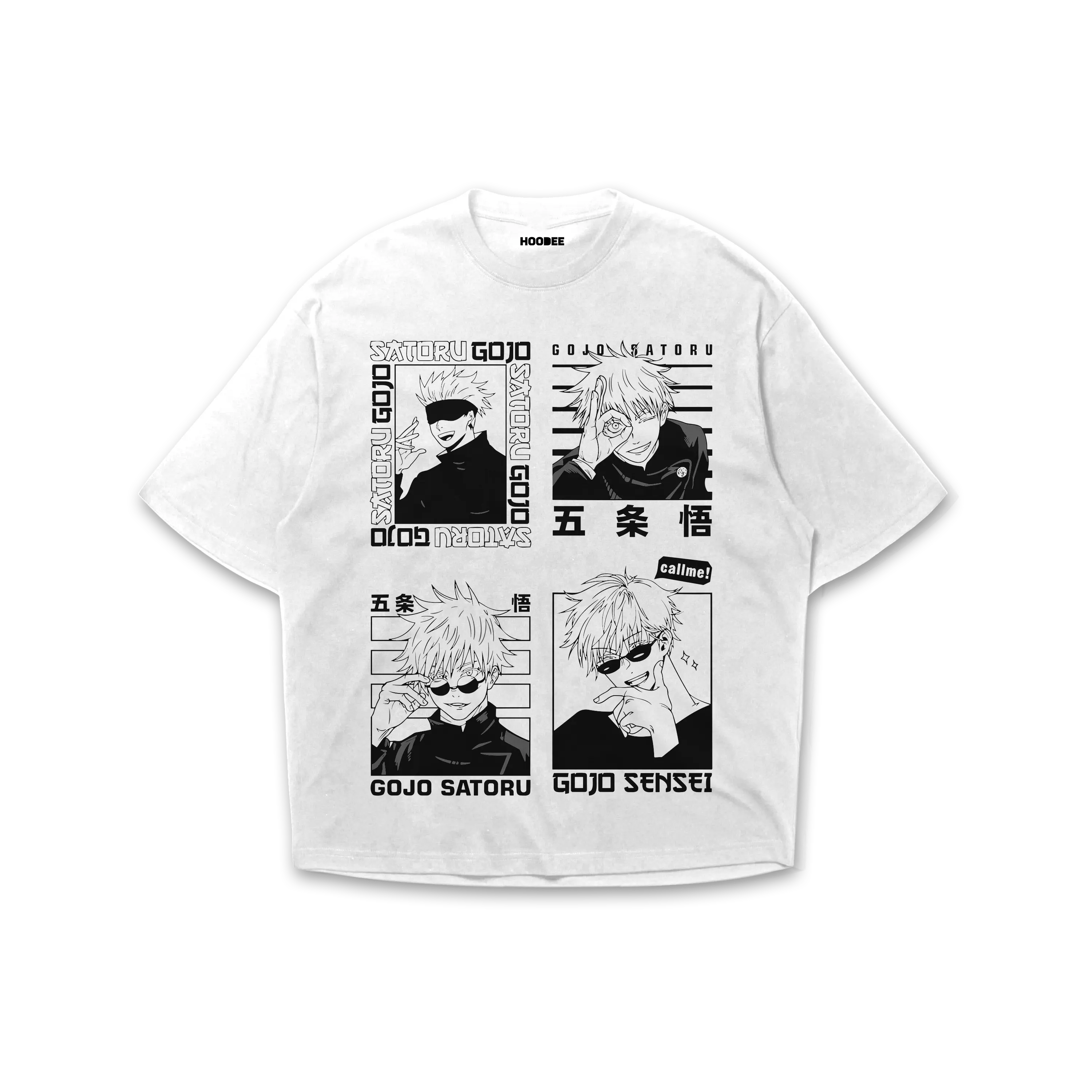 Playera oversize Jujutsu kaisen - Satoru gojō #2 HOODEE