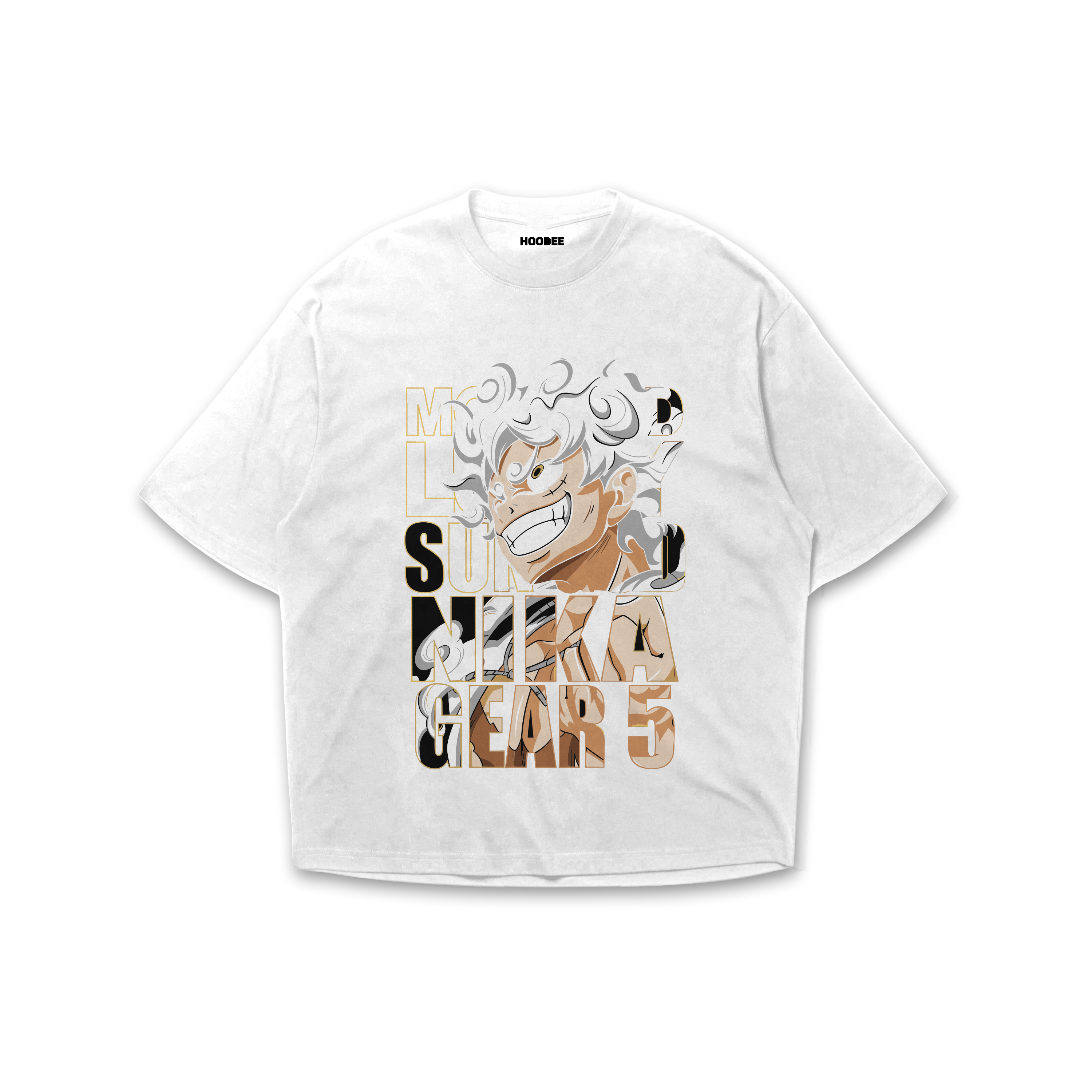 Playera oversize One piece - Luffy Gear 5 #1