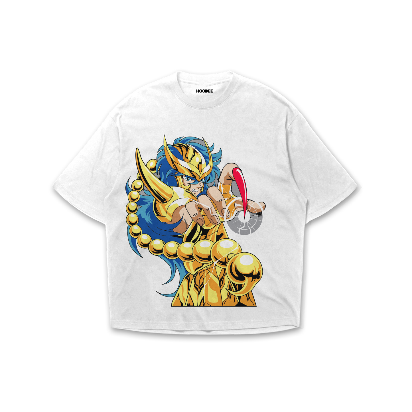 Playera oversize Caballeros del zodiaco - Milo de escorpio