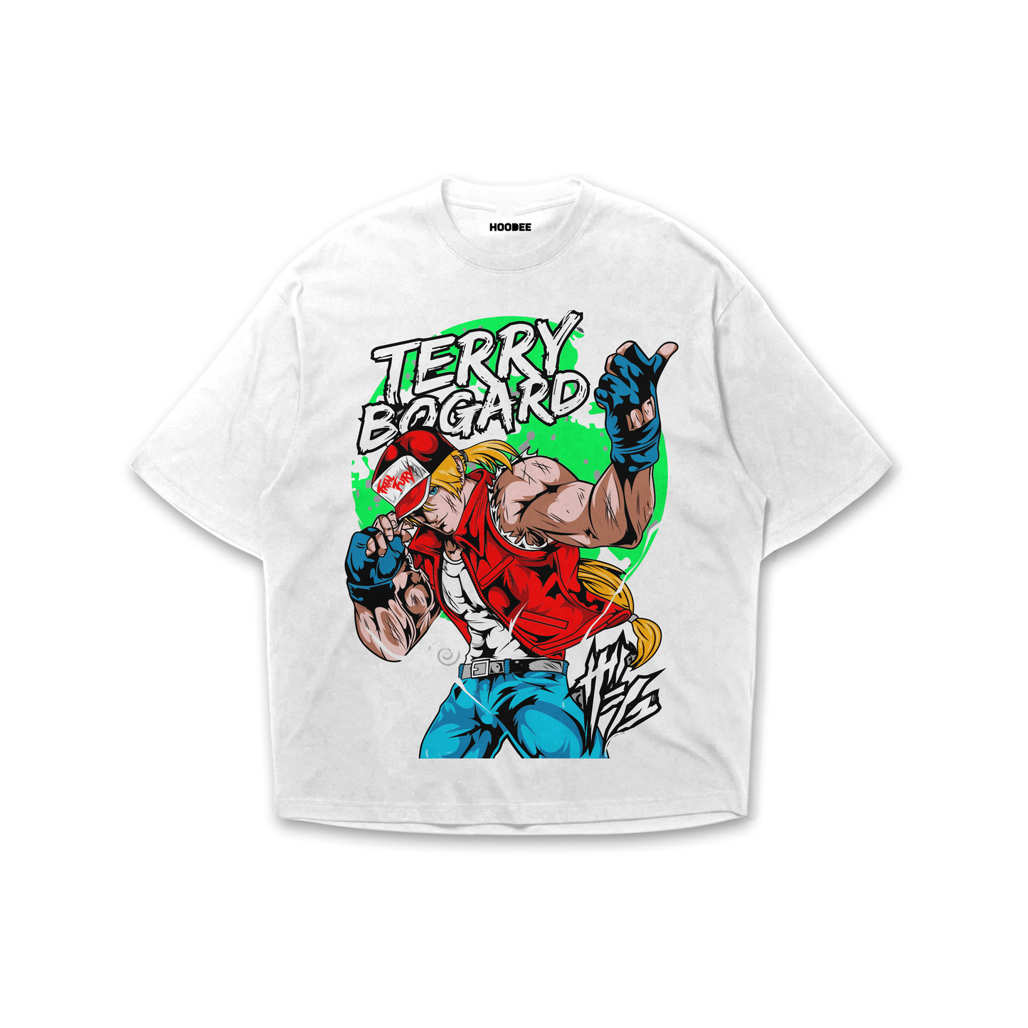 Playera oversize Street Fighter - Terry Bogard