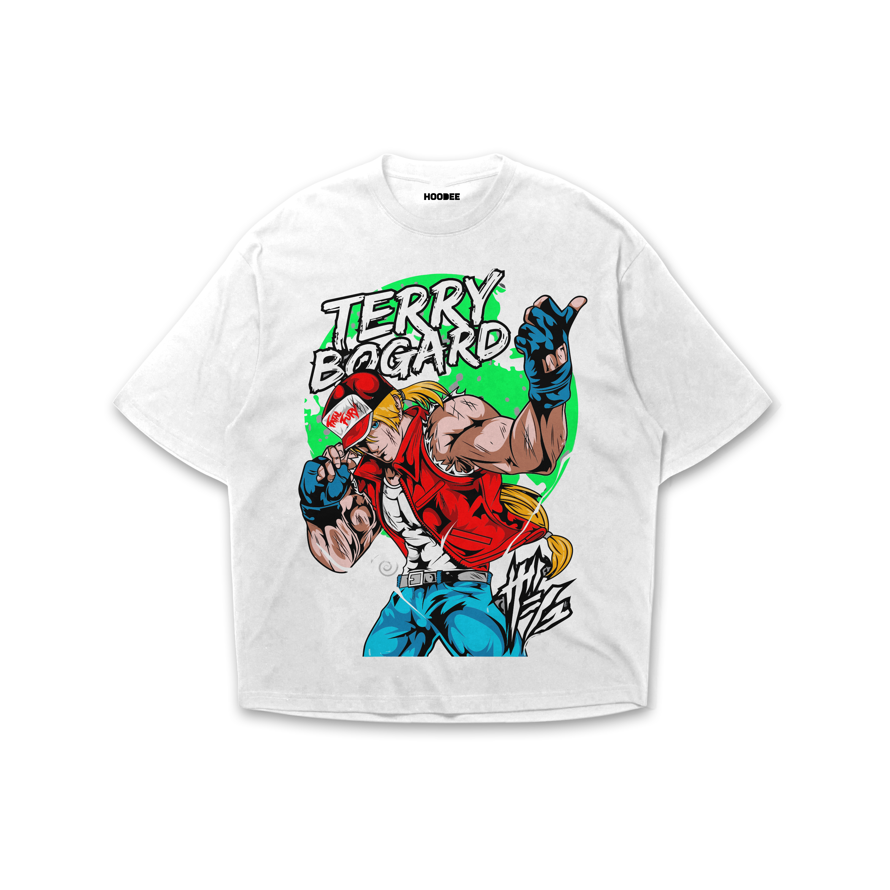 Playera oversize Street Fighter - Terry Bogard
