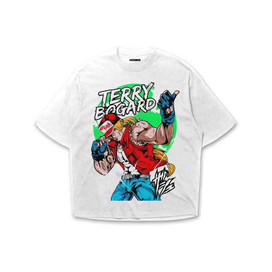 Playera oversize Street Fighter - Terry Bogard