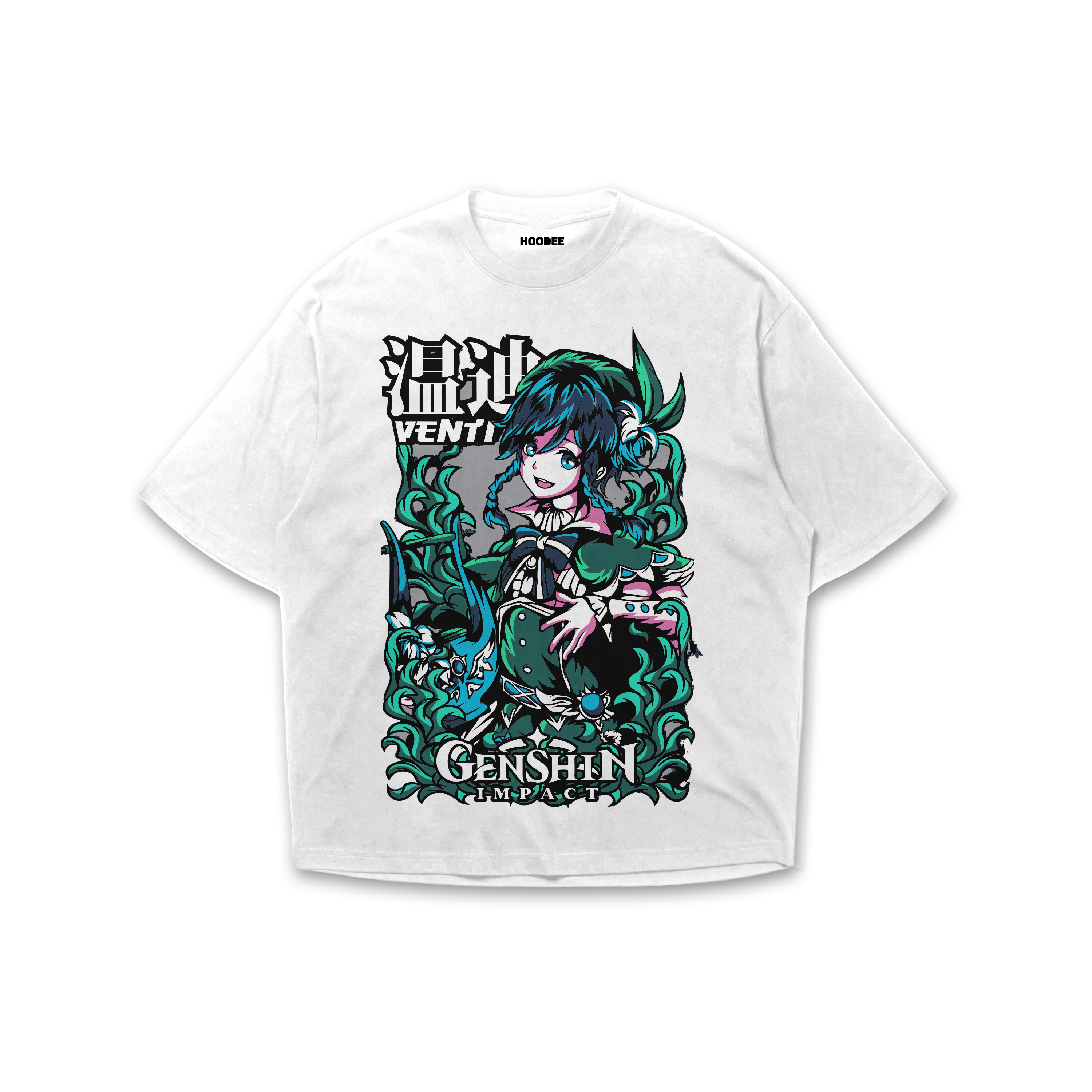 Playera oversize Genshin impact - Venti