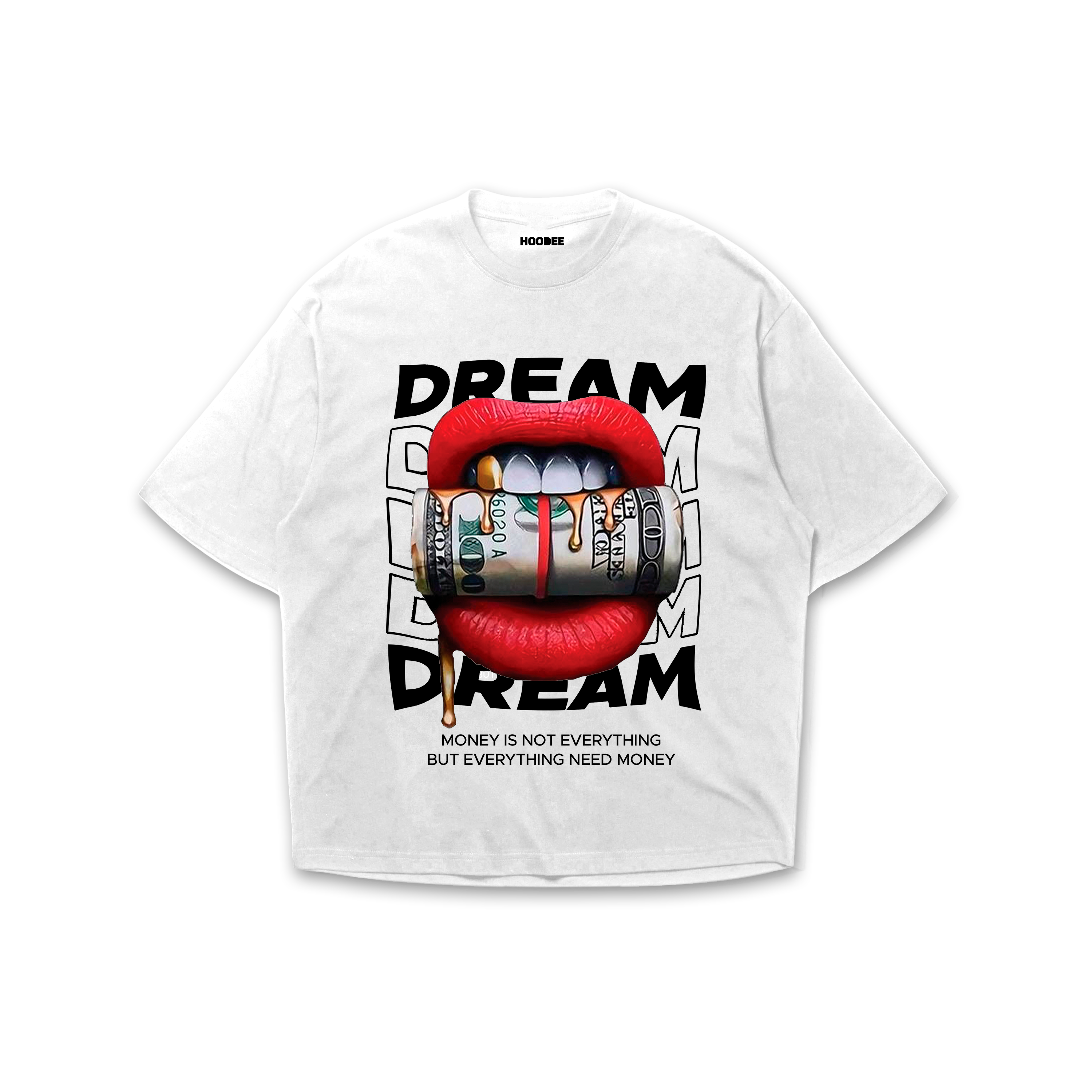 Playera oversize Dream money