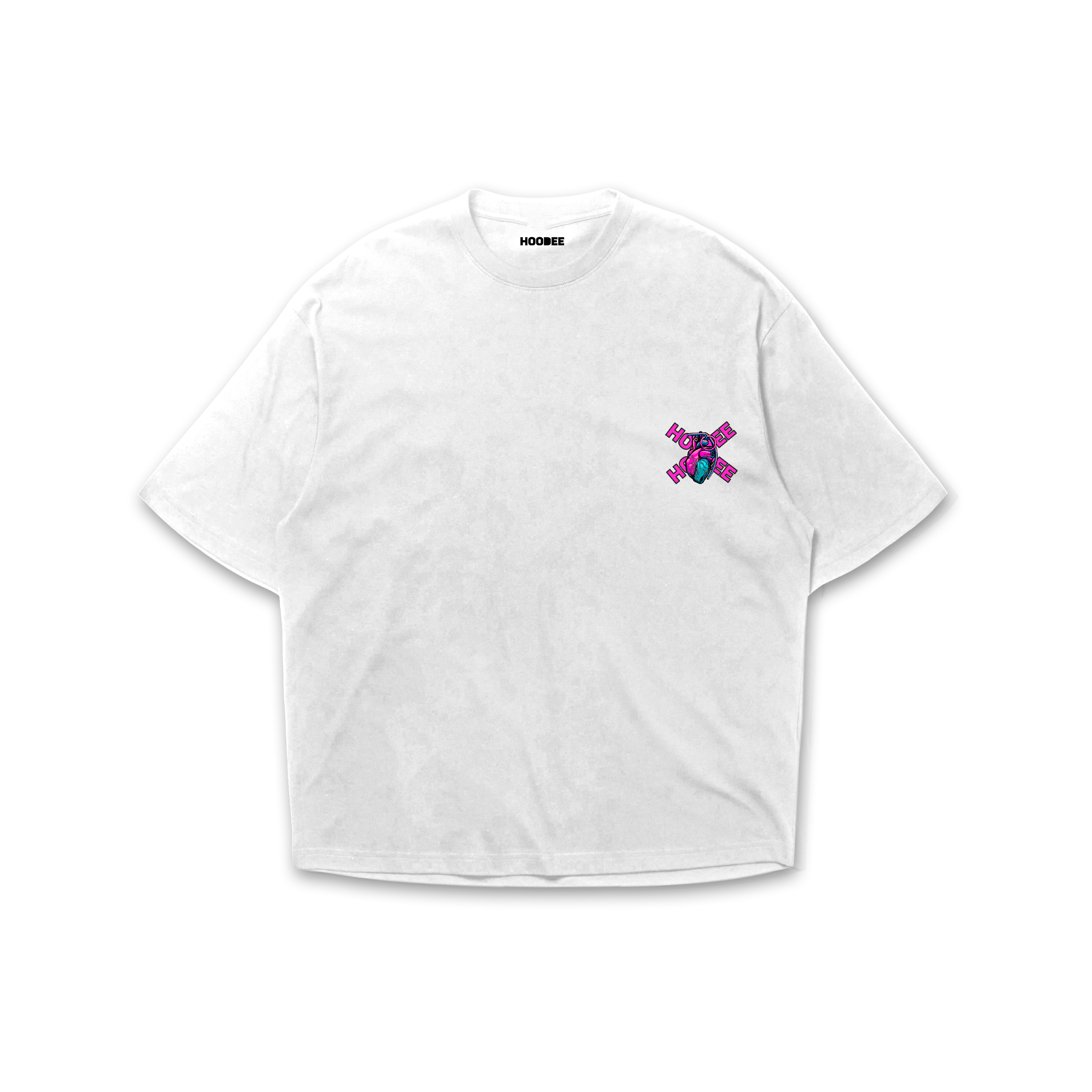 Playera oversize Hoodee granada