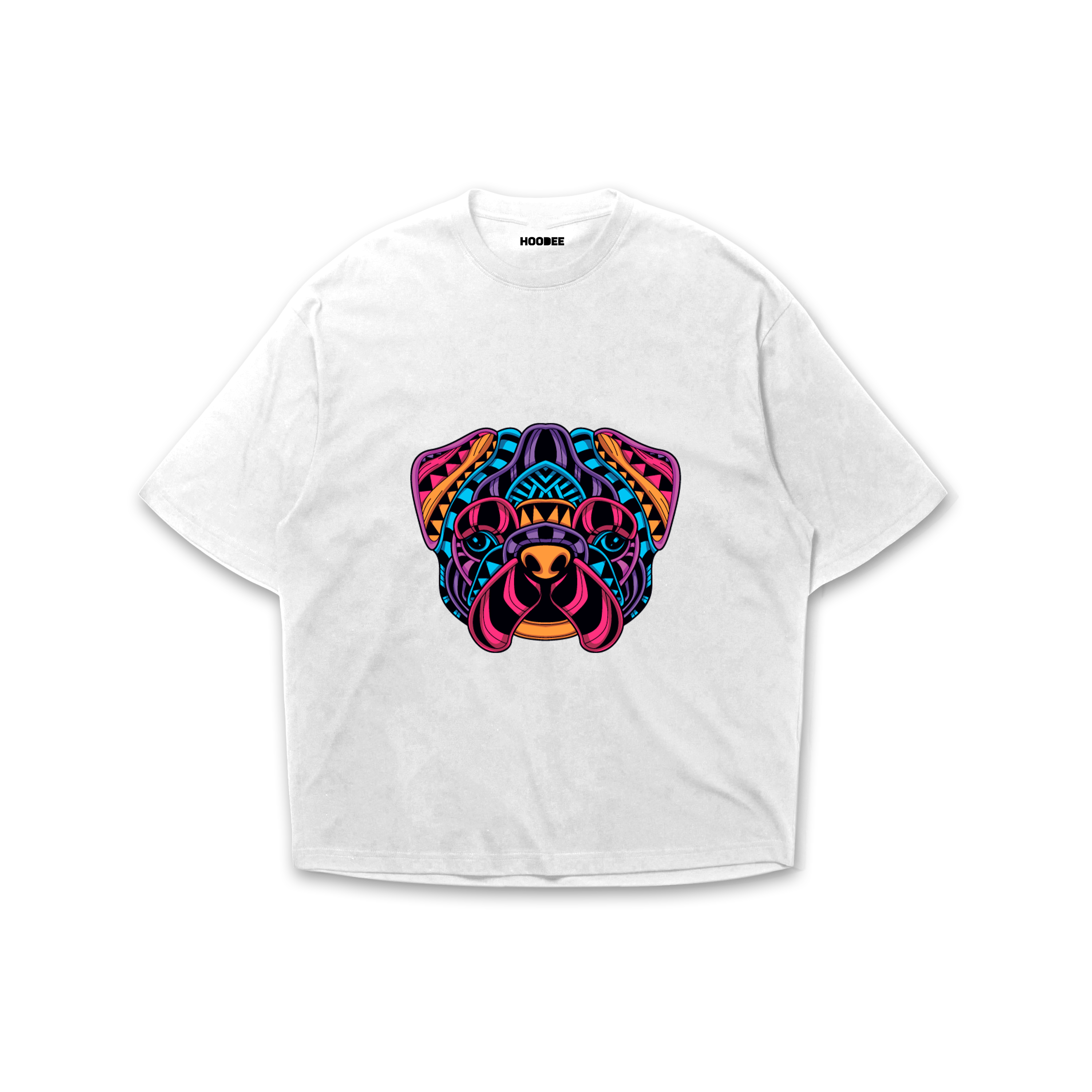 Playera oversize Mandela perro 2