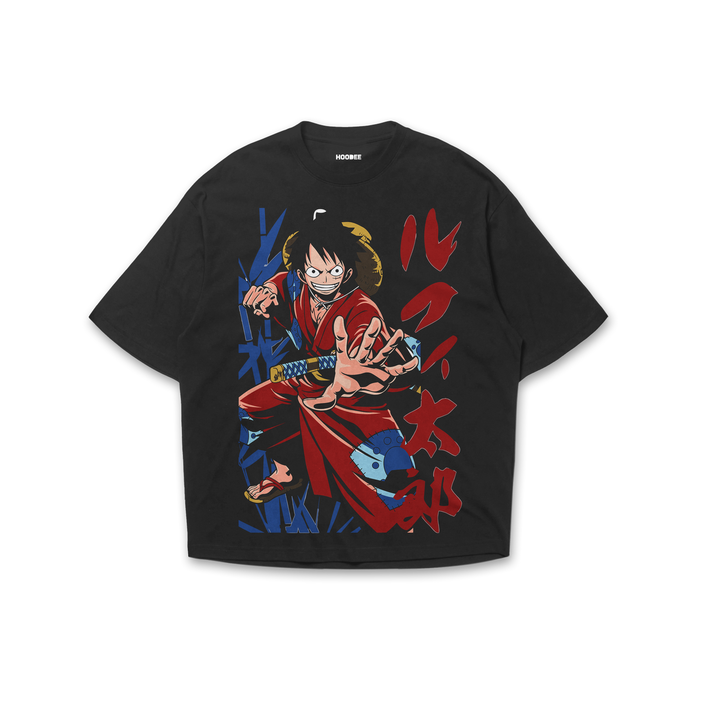Playera oversize One piece - Luffy #6