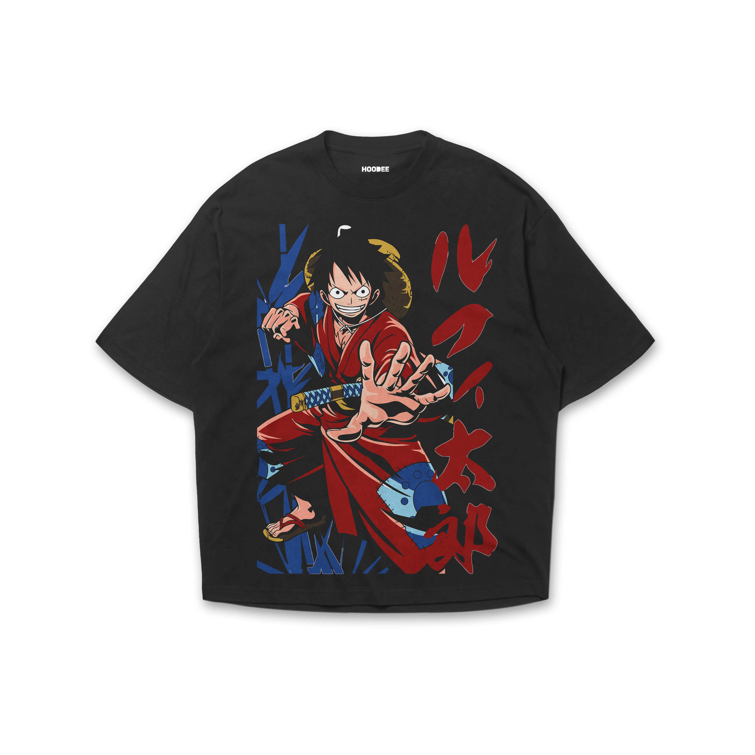 Playera oversize One piece - Luffy #6