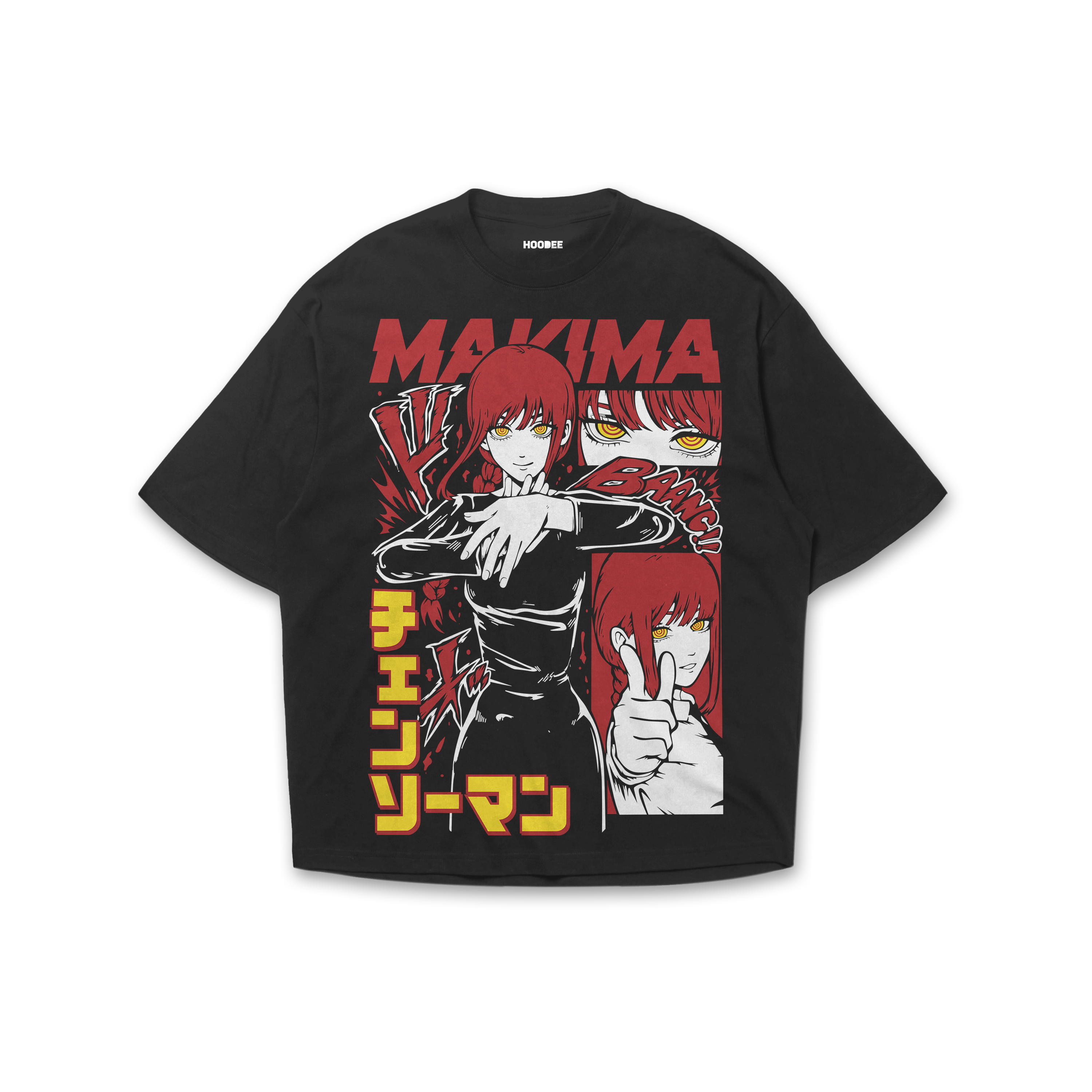 Playera oversize Chainsaw man - Makima