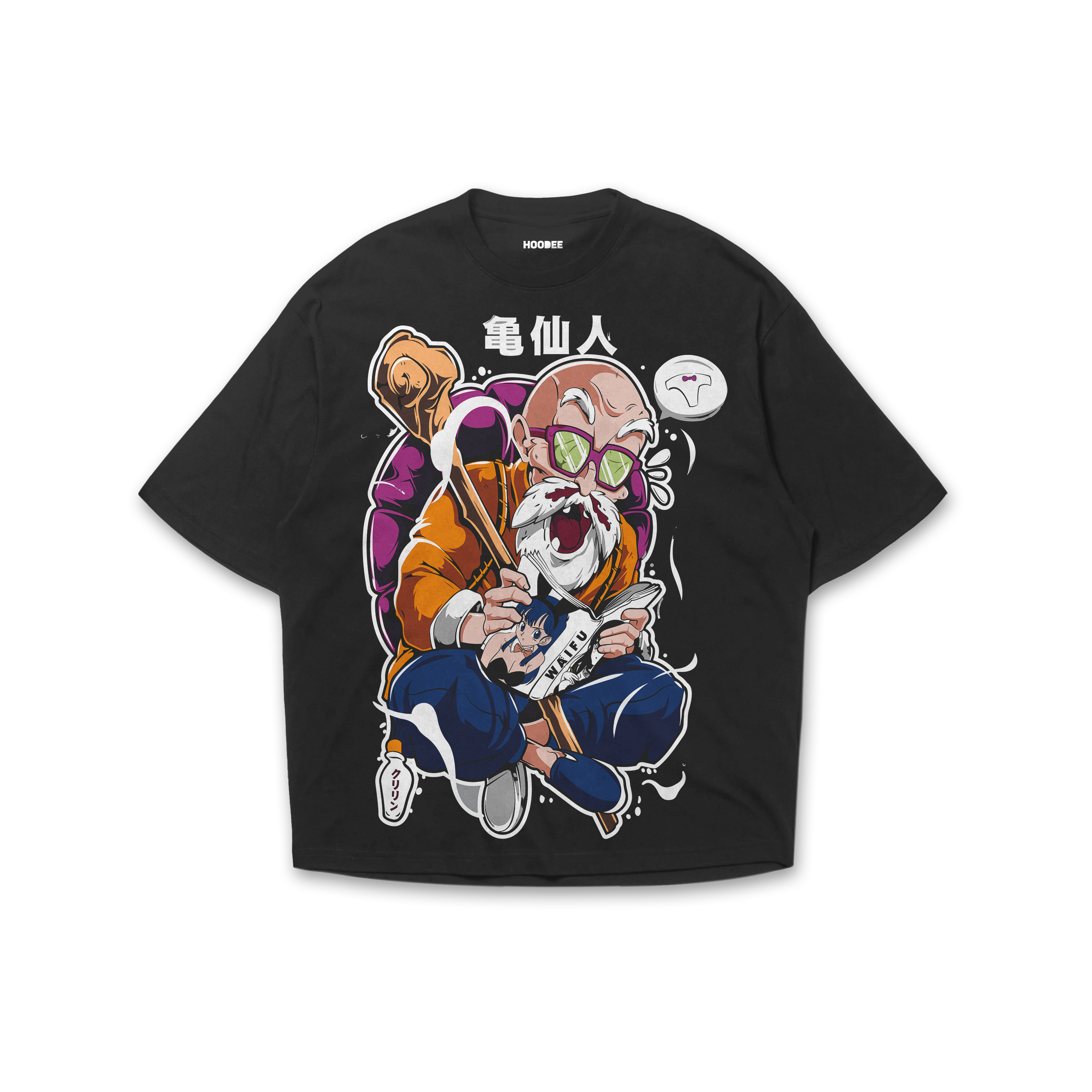 Playera oversize Dragon Ball Z - Maestro Roshi #1
