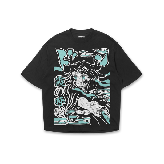 Playera oversize Demon slayer - Muichiro Tokito