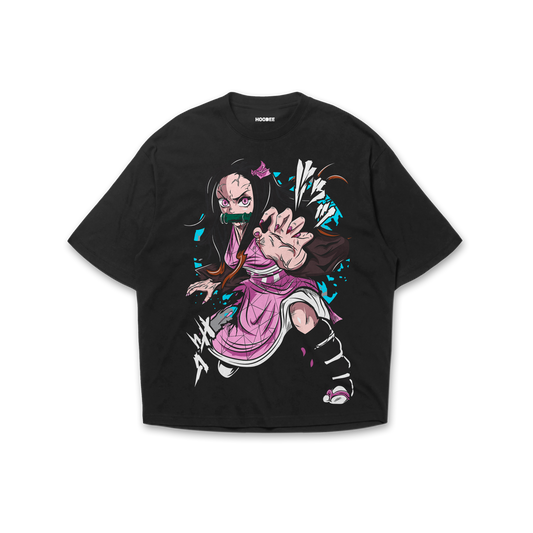 Playera oversize Demon slayer - Nezuko kamado