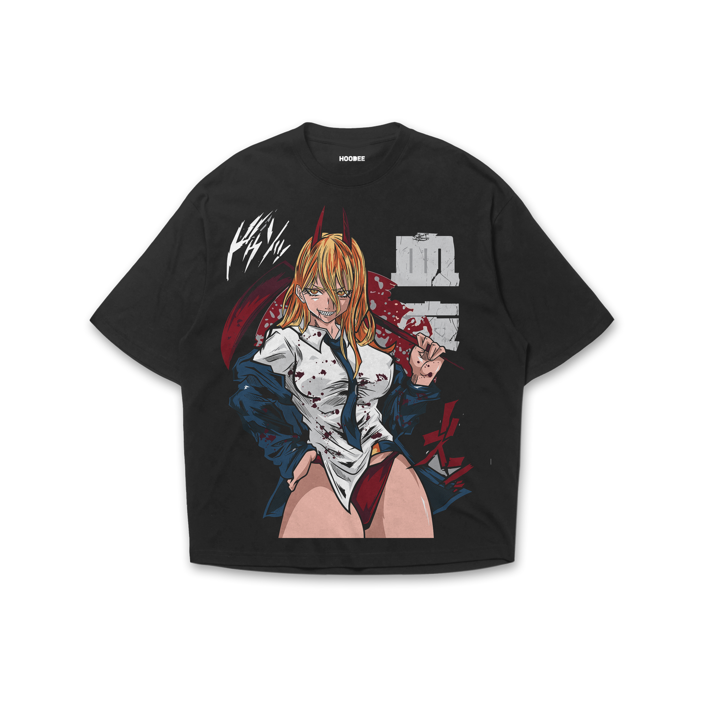 Playera oversize Chainsaw man - Power #1