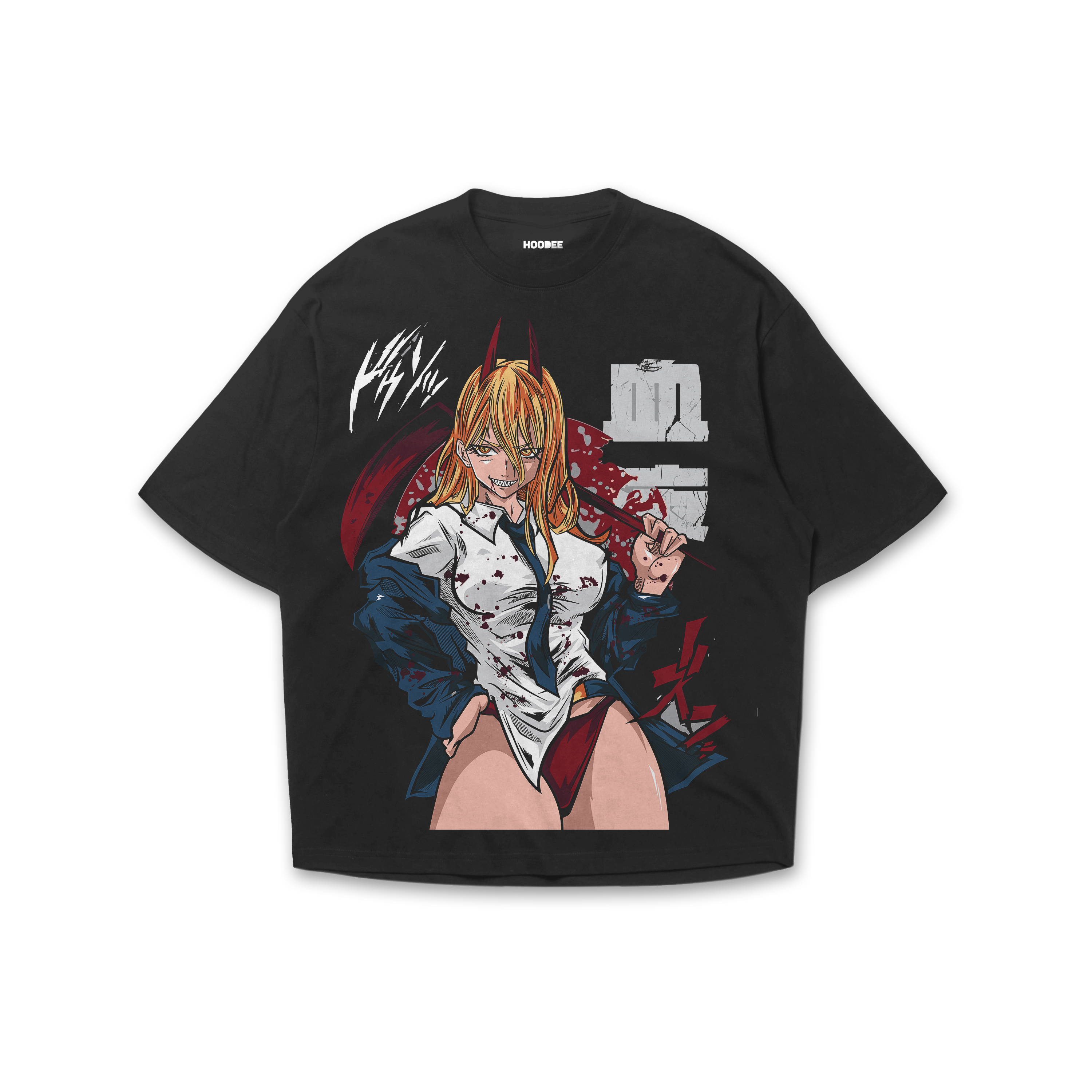 Playera oversize Chainsaw man - Power #1
