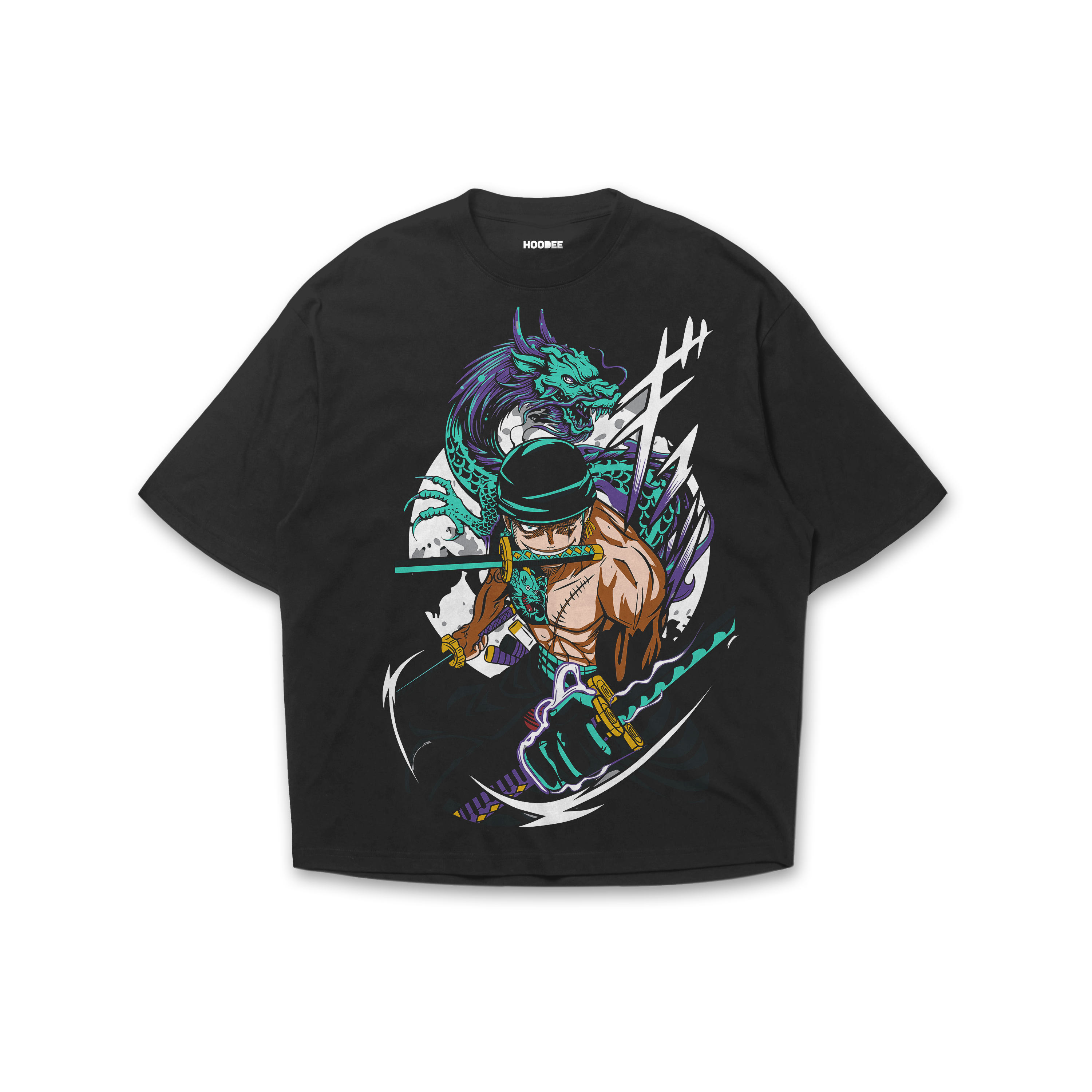 Playera oversize One piece - Roronoa Zoro #3