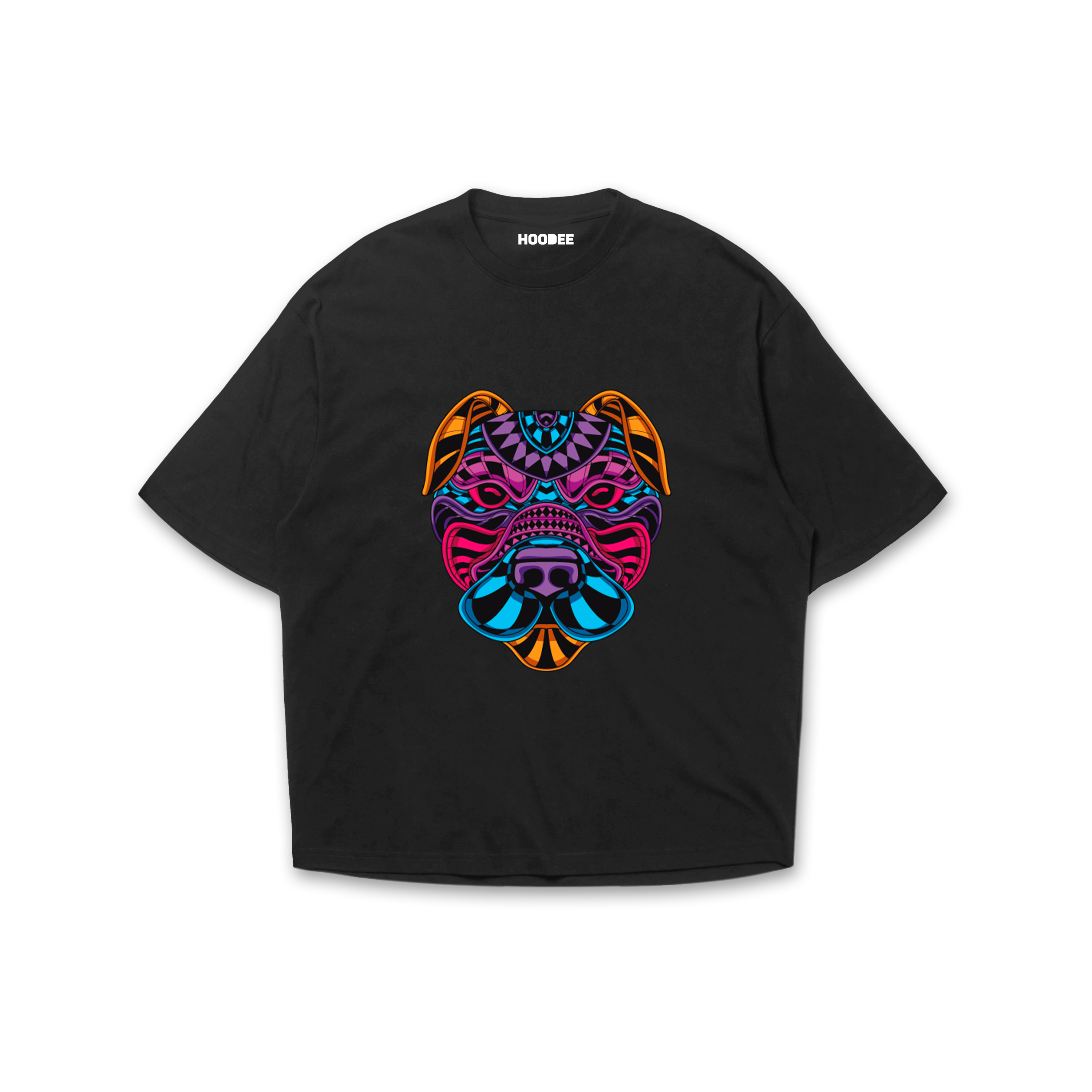Playera oversize Mandela perro