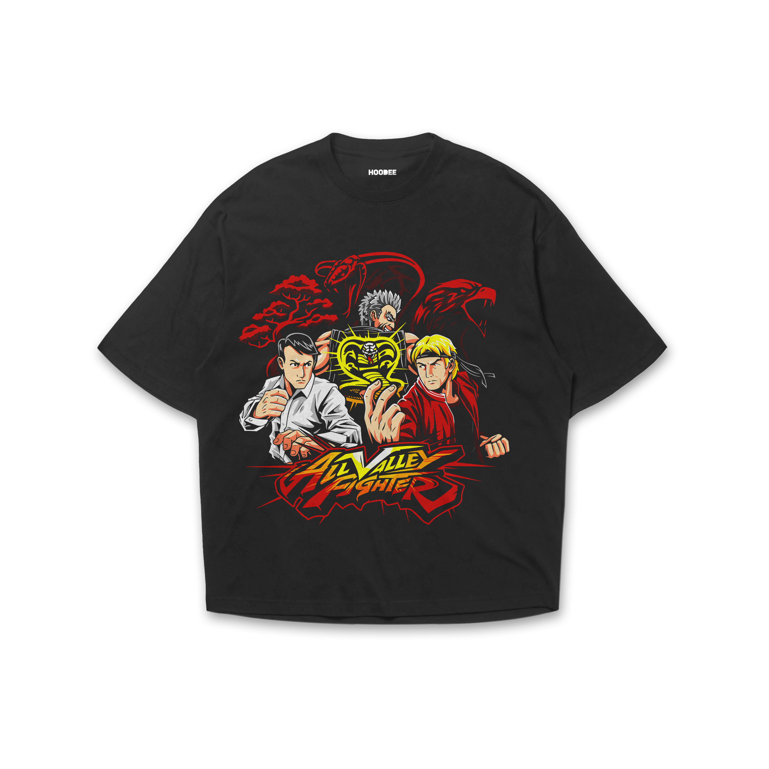 Playera oversize Cobra kai
