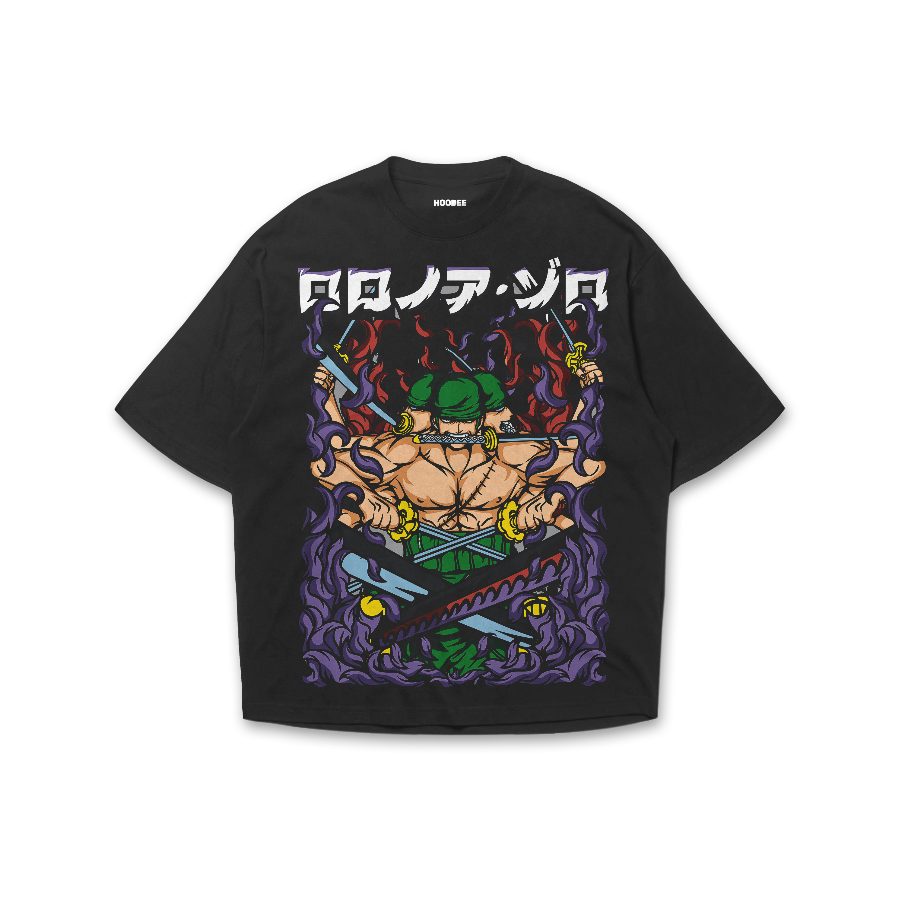 Playera oversize One piece - Roronoa Zoro #2