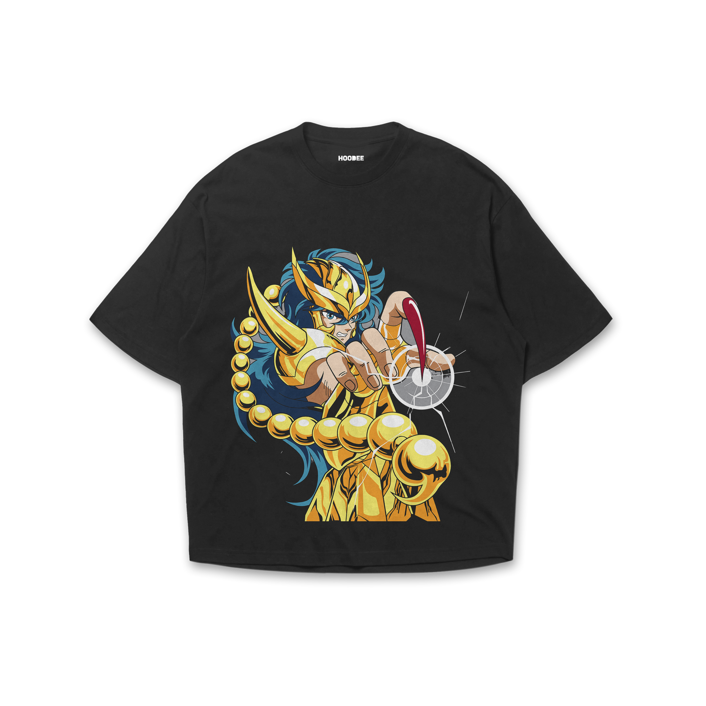 Playera oversize Caballeros del zodiaco - Milo de escorpio