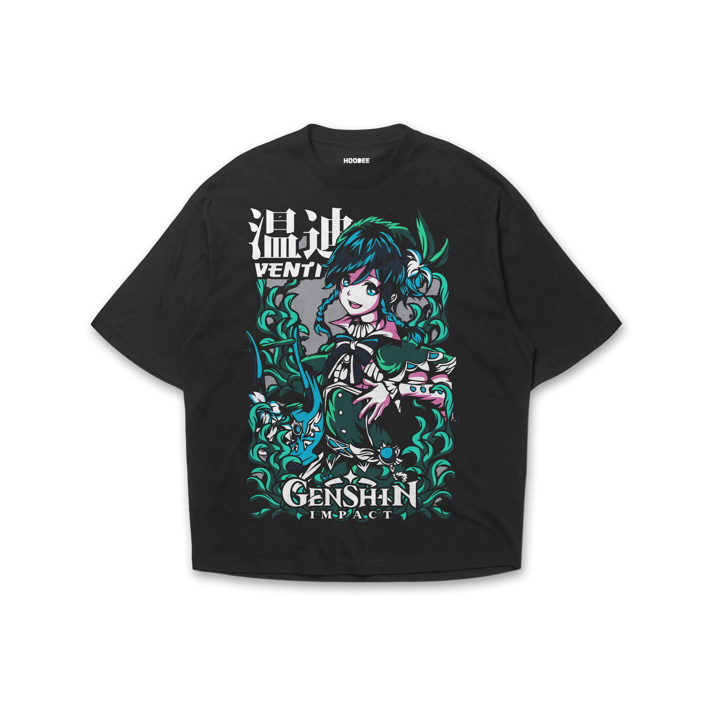 Playera oversize Genshin impact - Venti