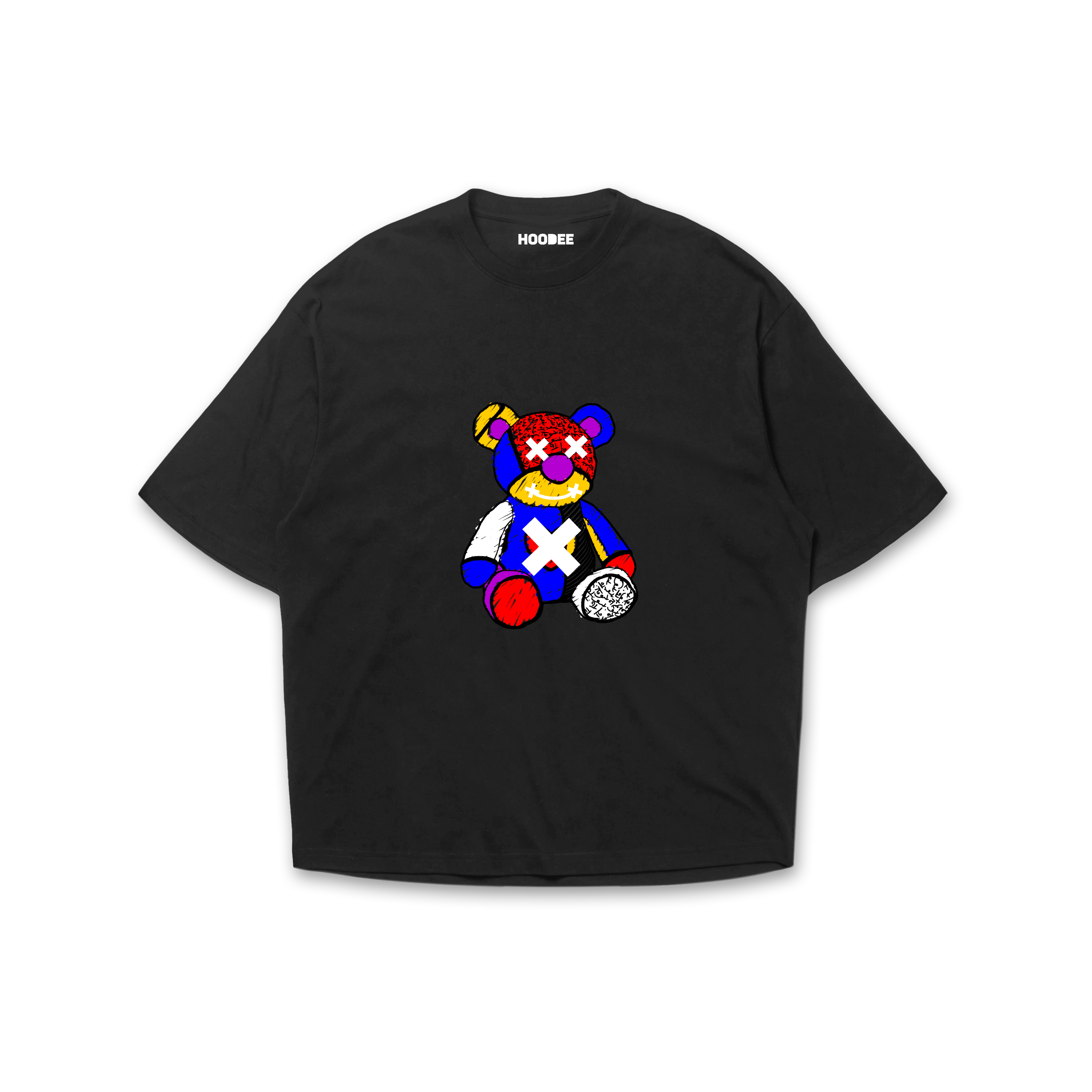 Playera oversize Bear invasion