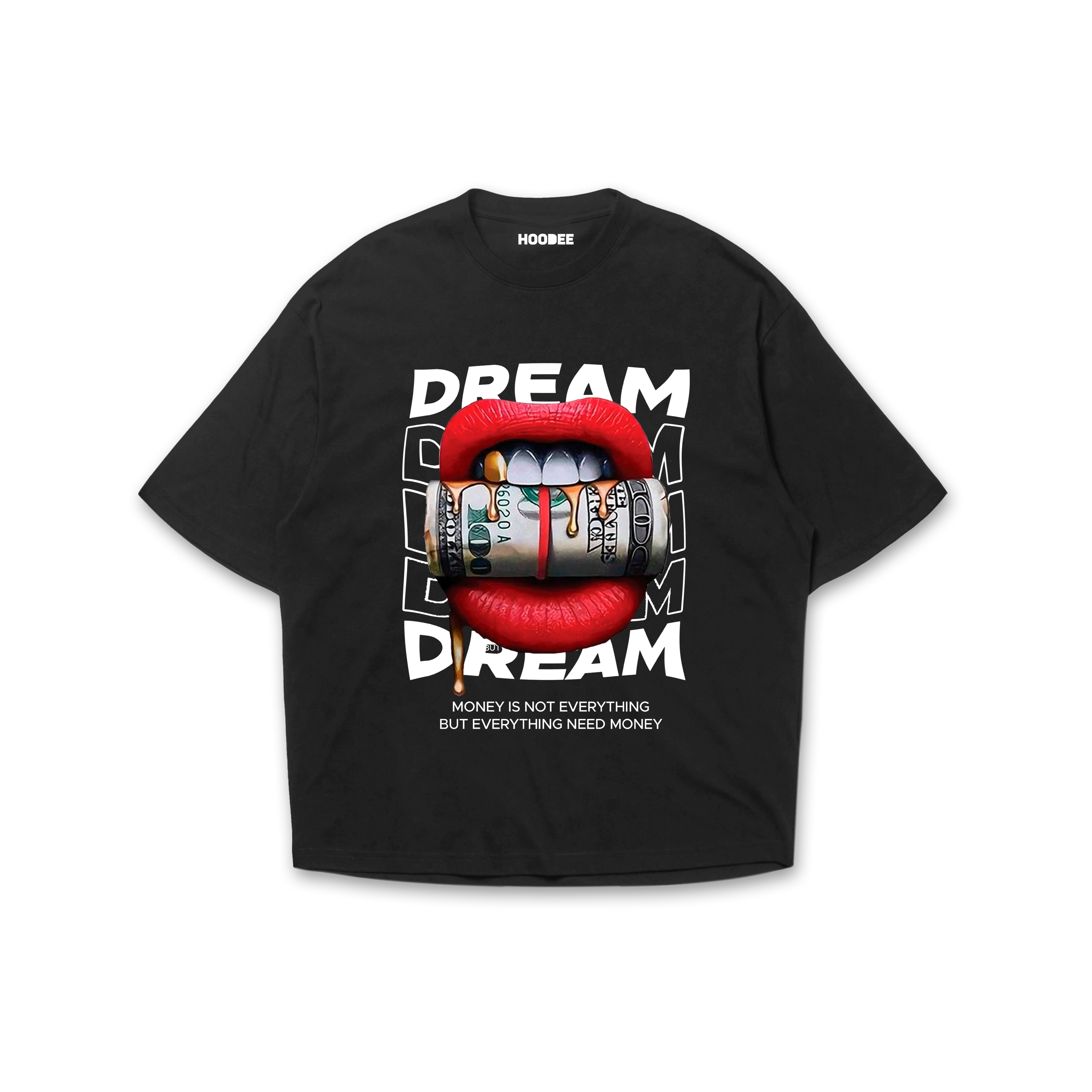 Playera oversize Dream money