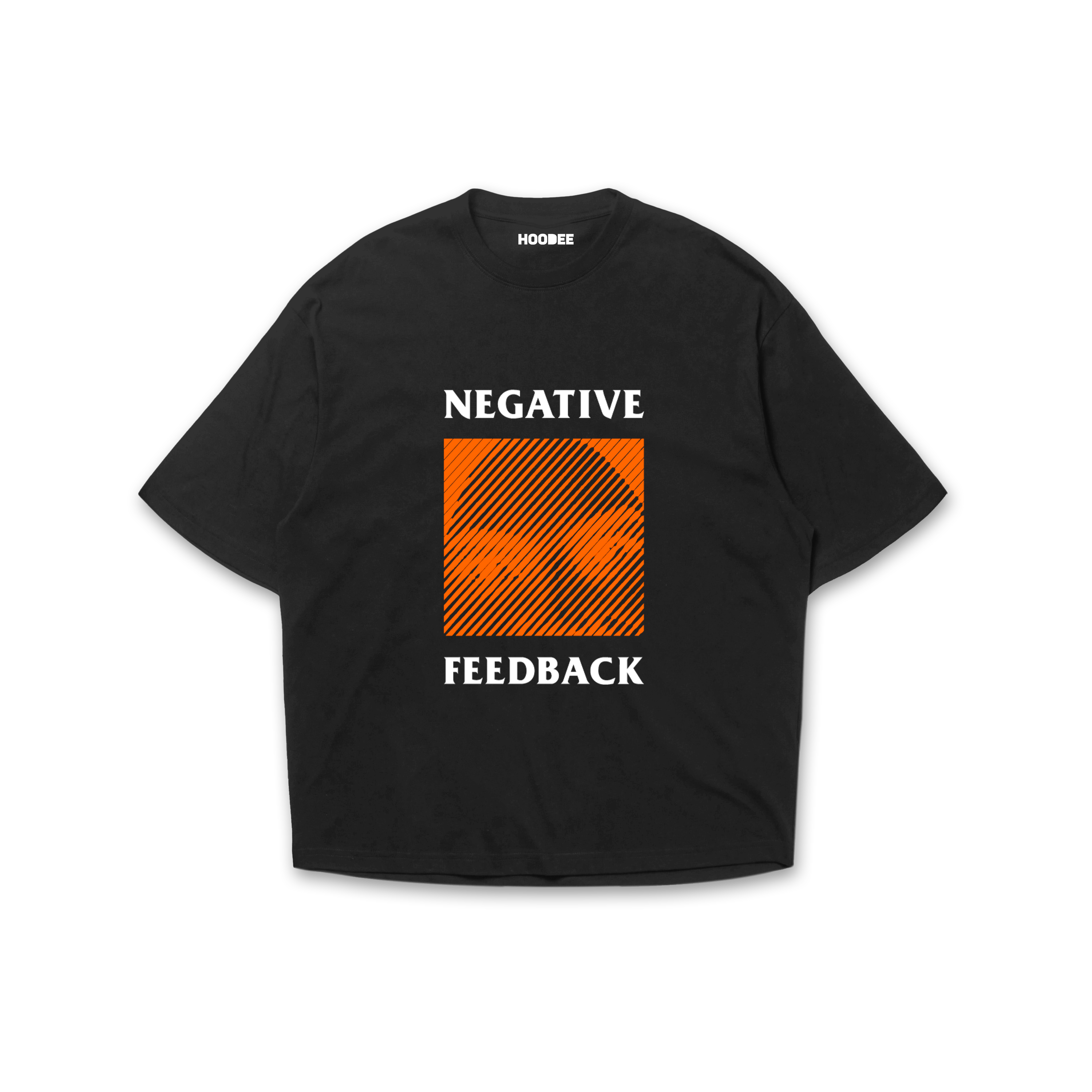Playera oversize Negative