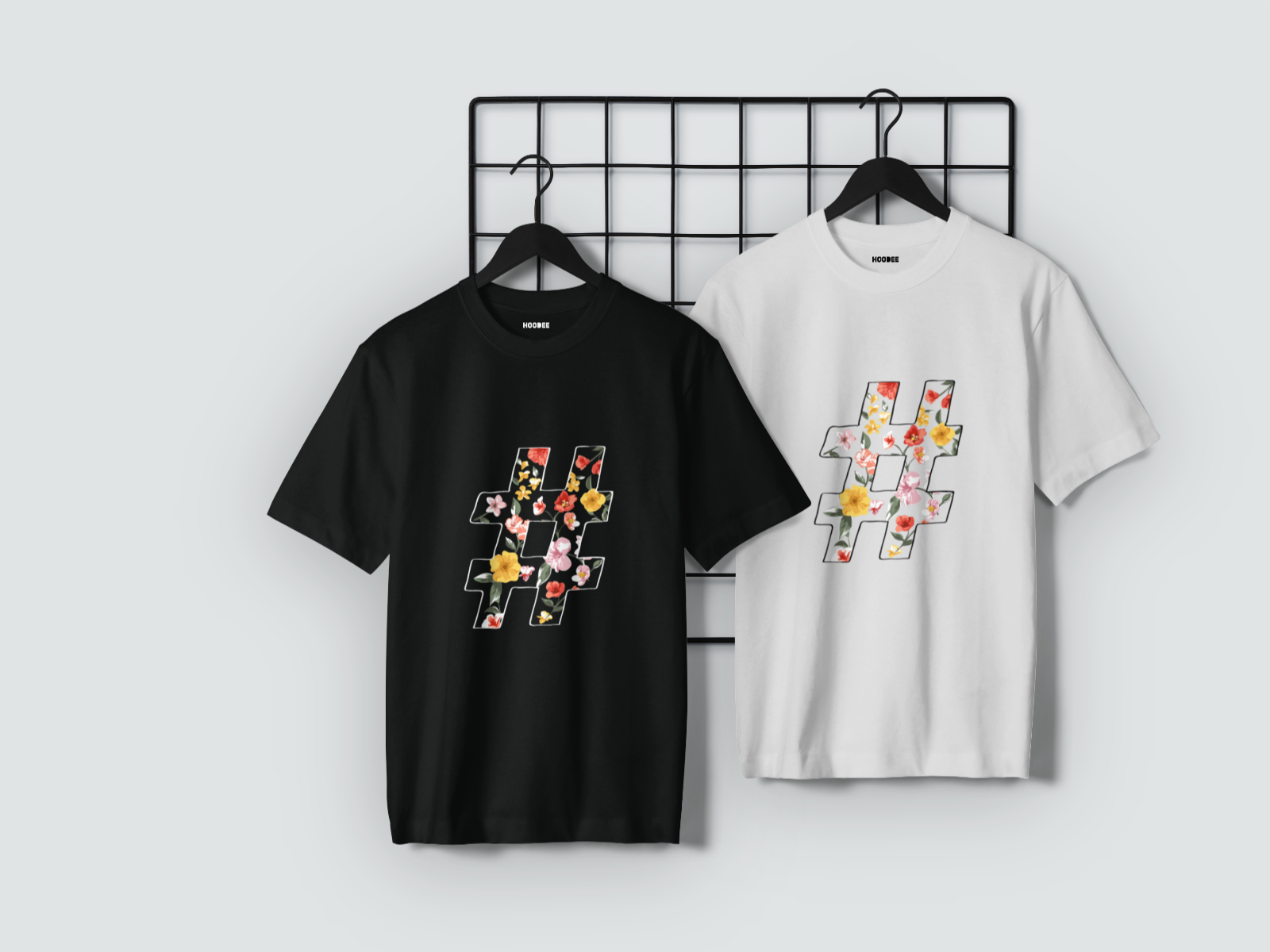 Playera manga corta HASHTAG