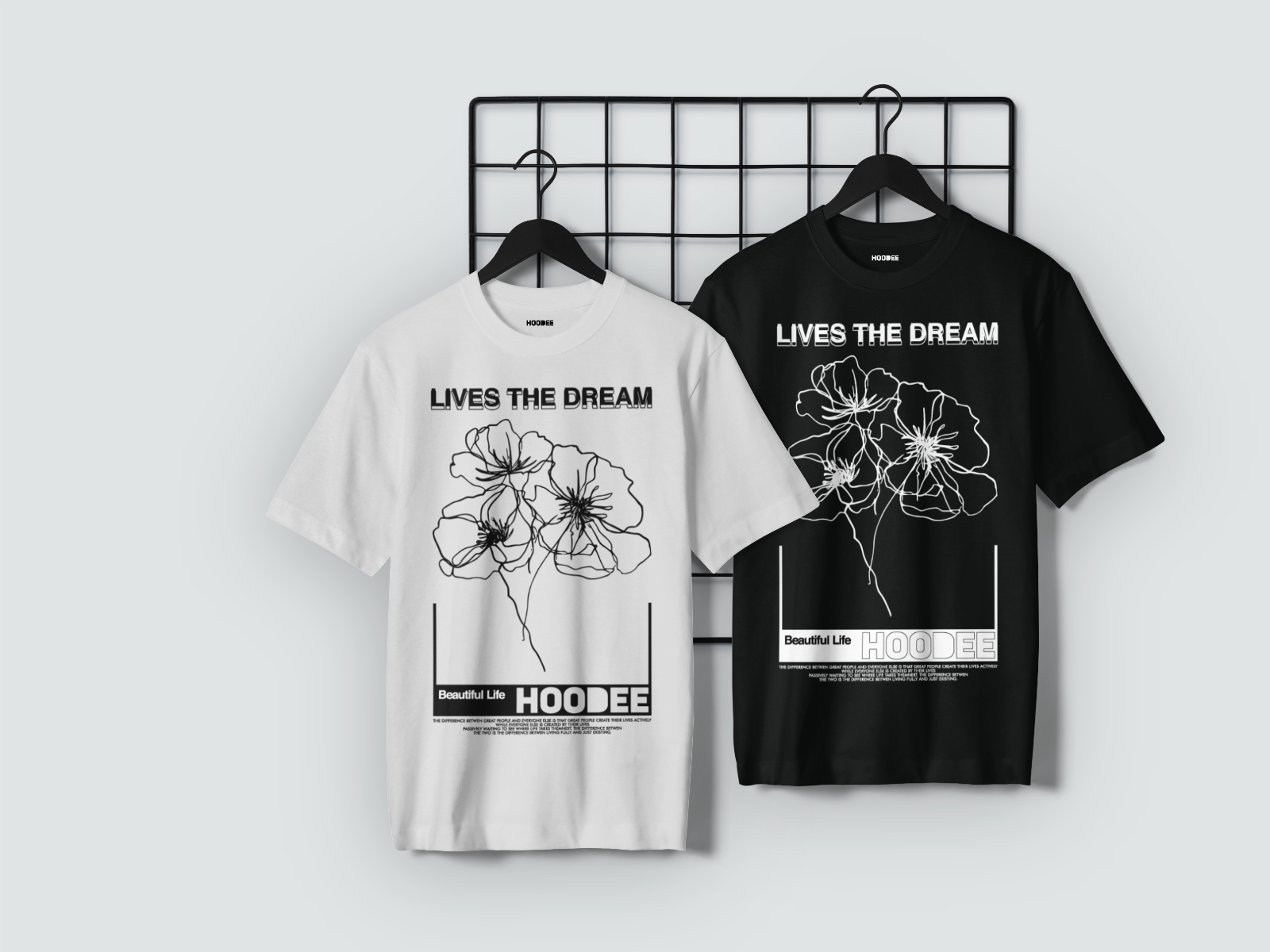 Playera manga corta Live the dream