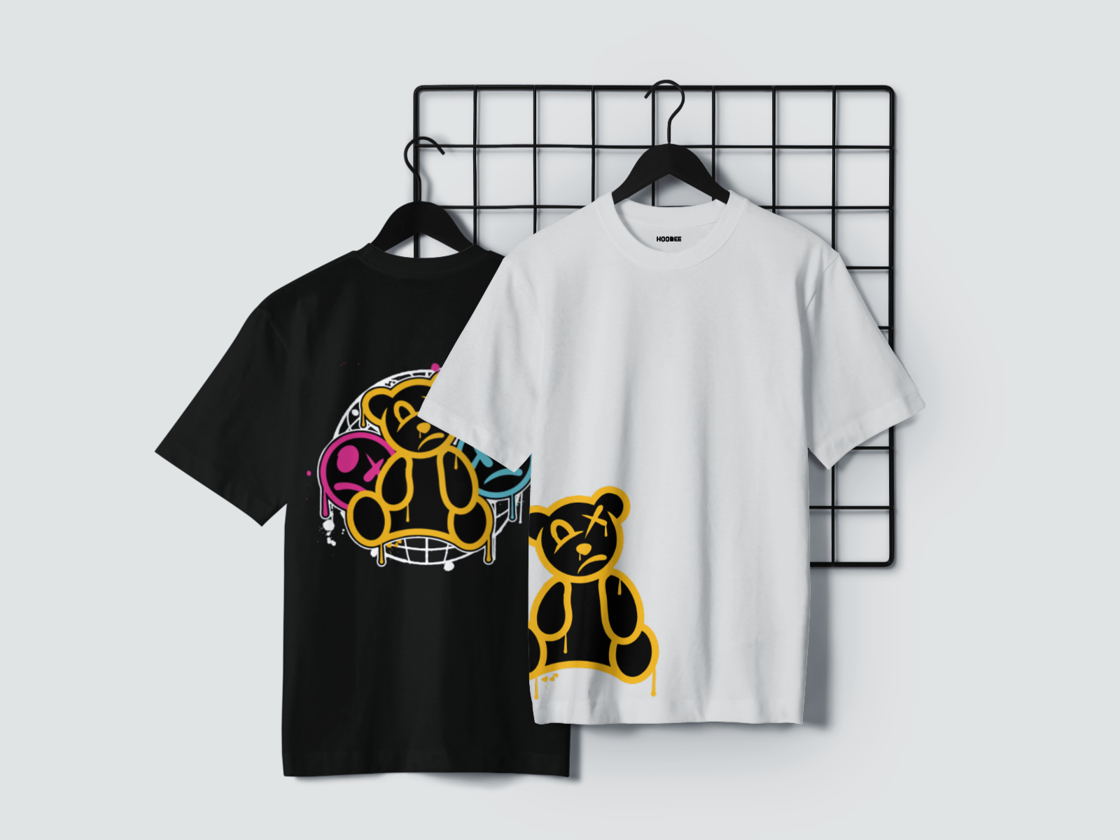 Playera manga corta HELLO STALKERS