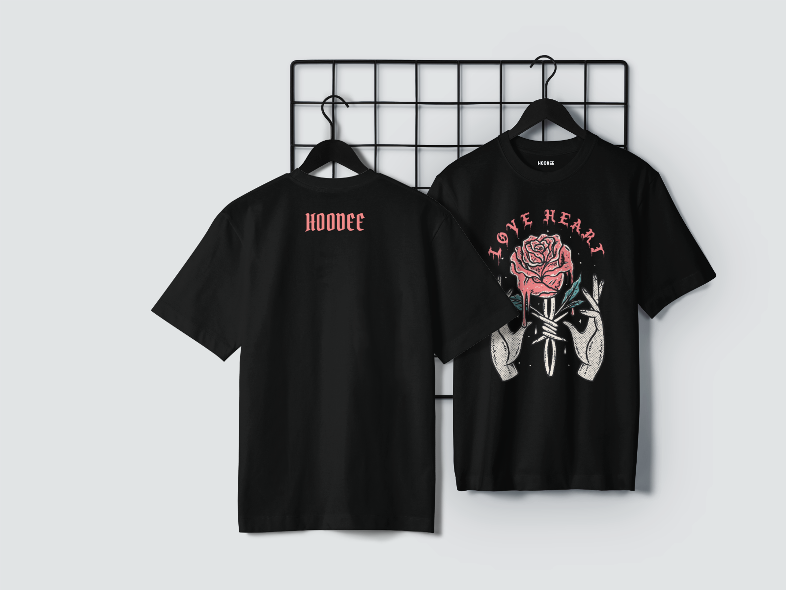 Playera manga corta LOVE HEART