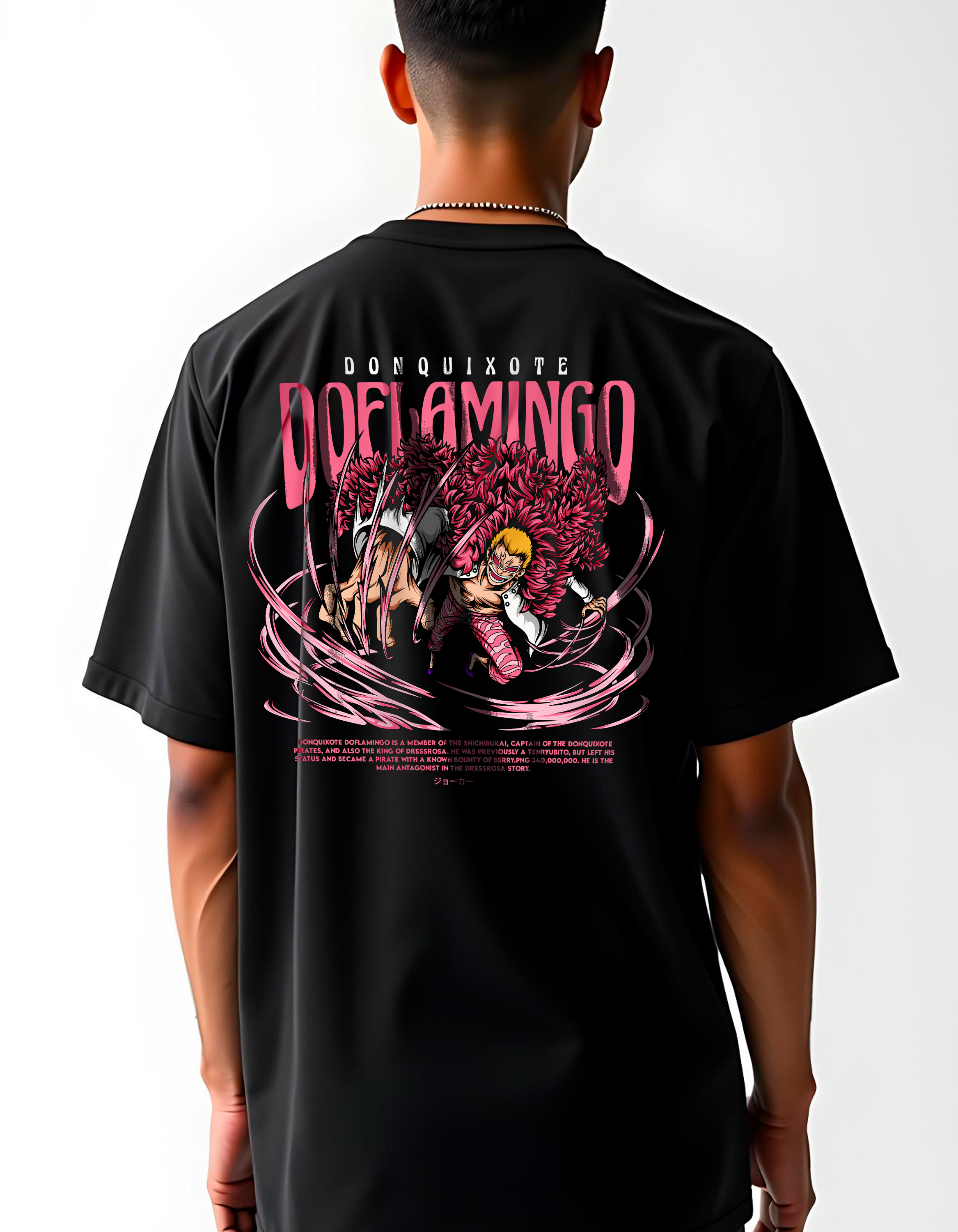 Playera oversize One piece - Doflamingo #1
