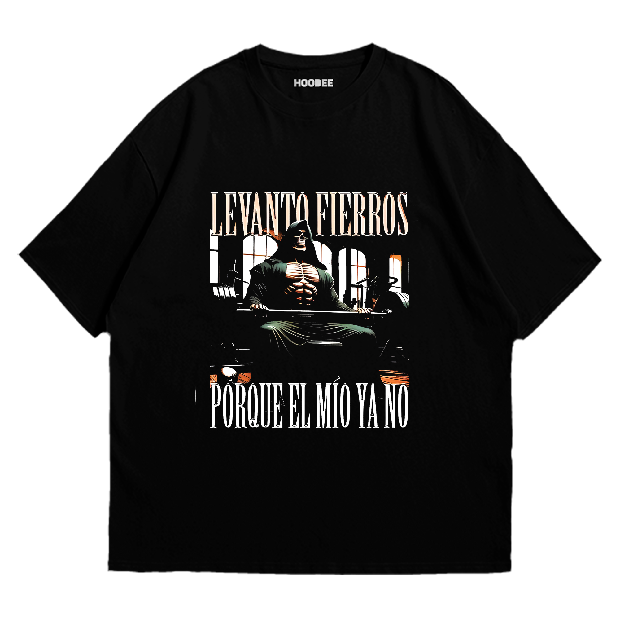 Playera oversize - El gym nunca falla, lo otro sí