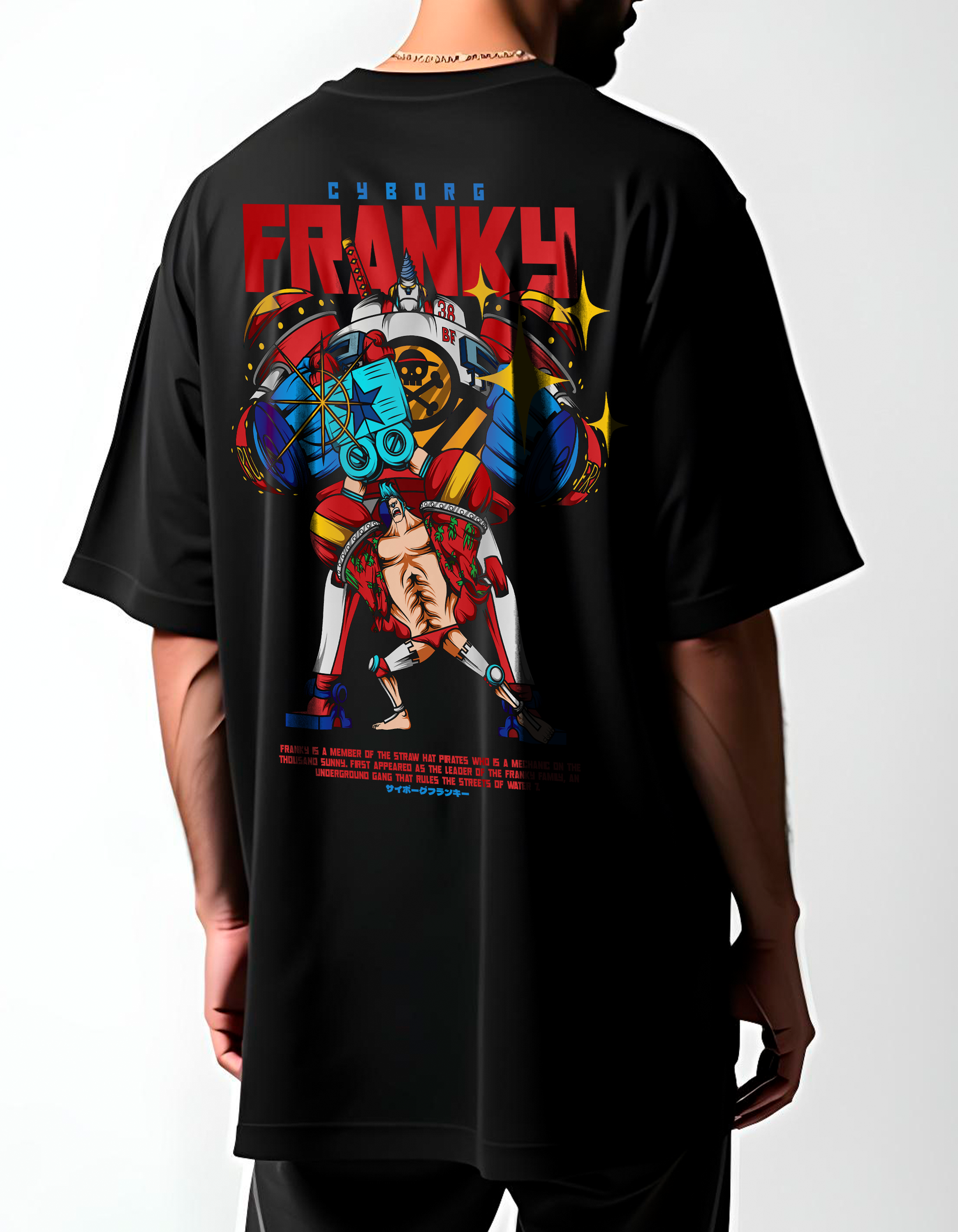 Playera oversize One piece - Franky #1
