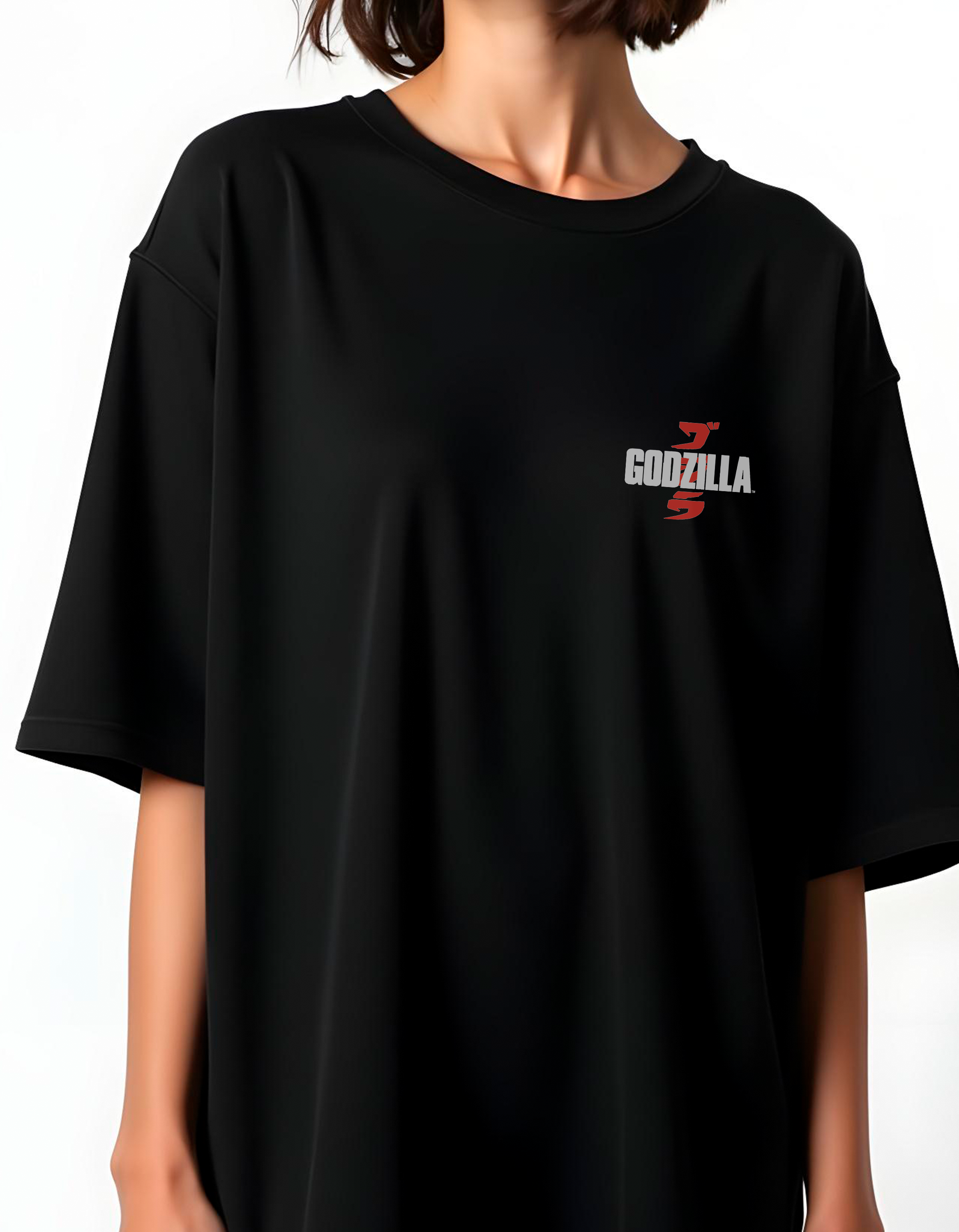 Playera oversize Team godzilla