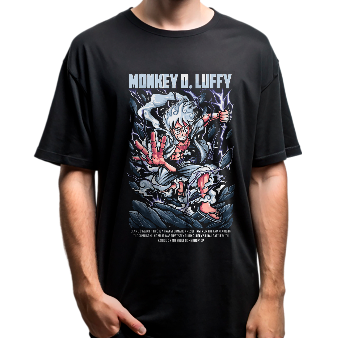 Playera oversize One piece - Luffy #3