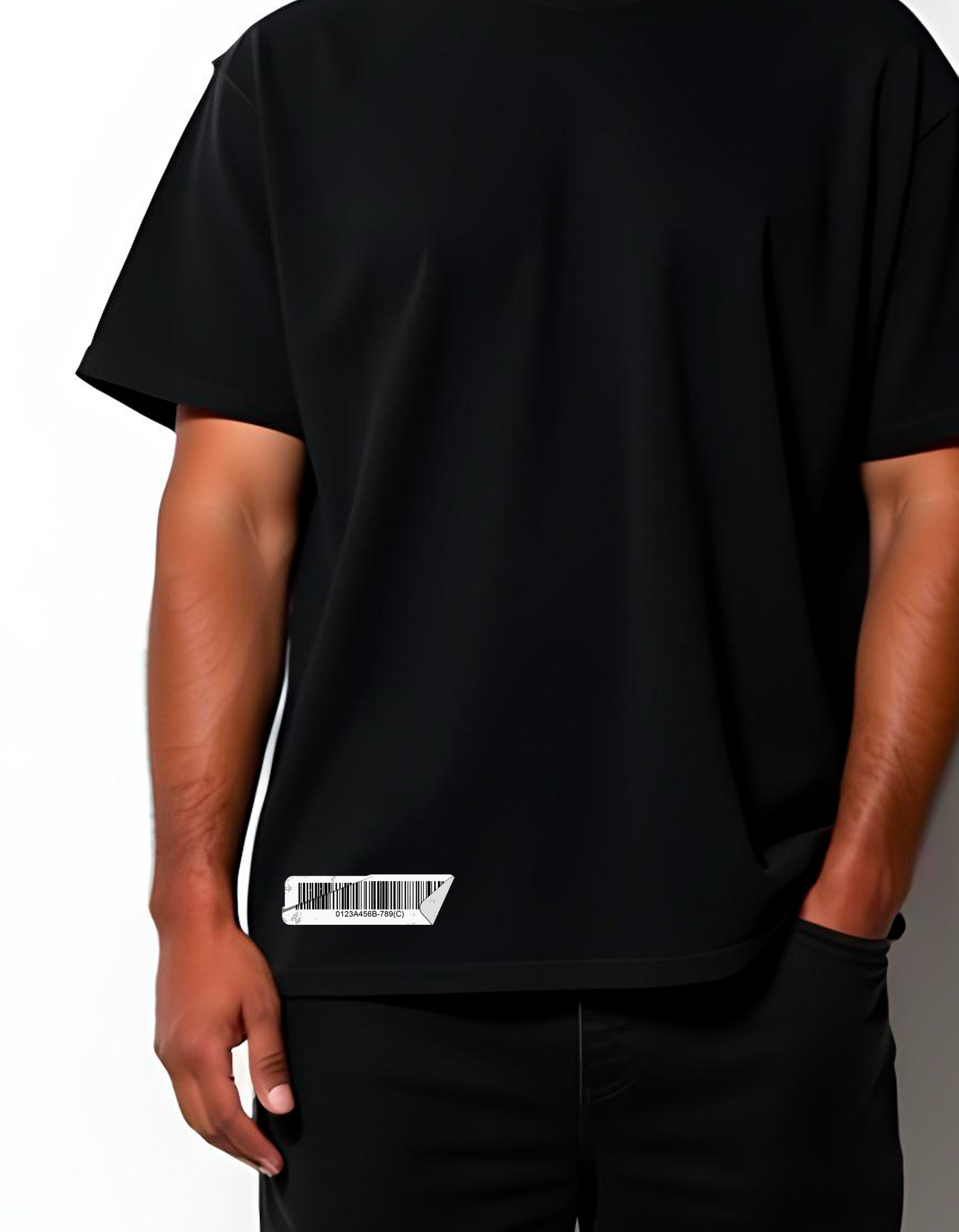 Playera oversize Happy