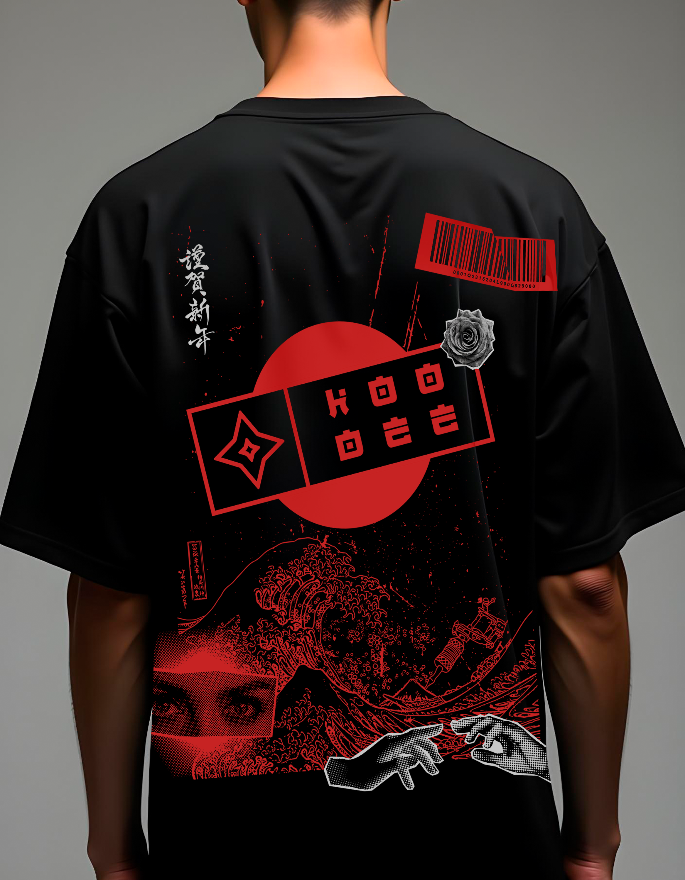 Playera oversize Tokyo