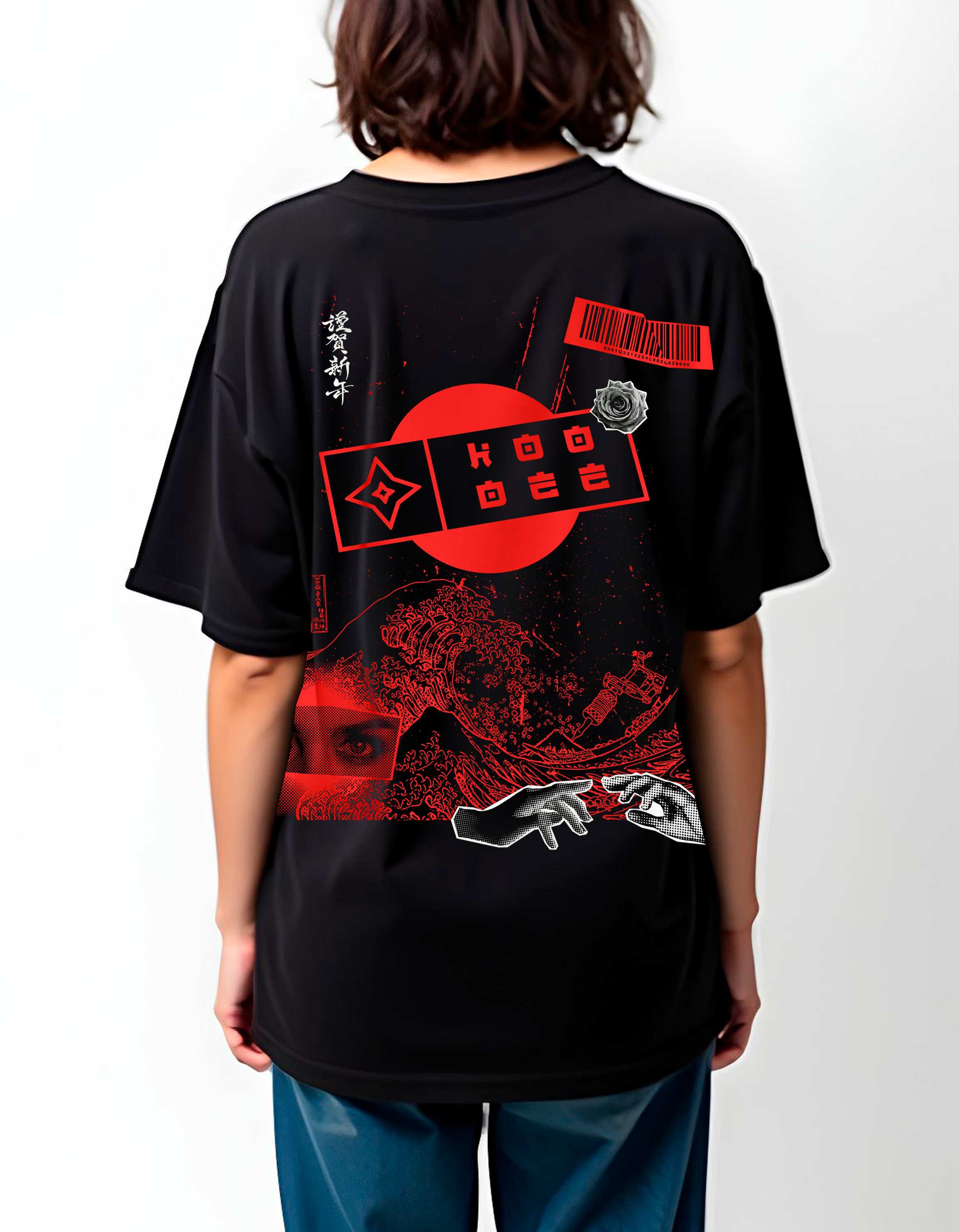 Playera oversize Tokyo