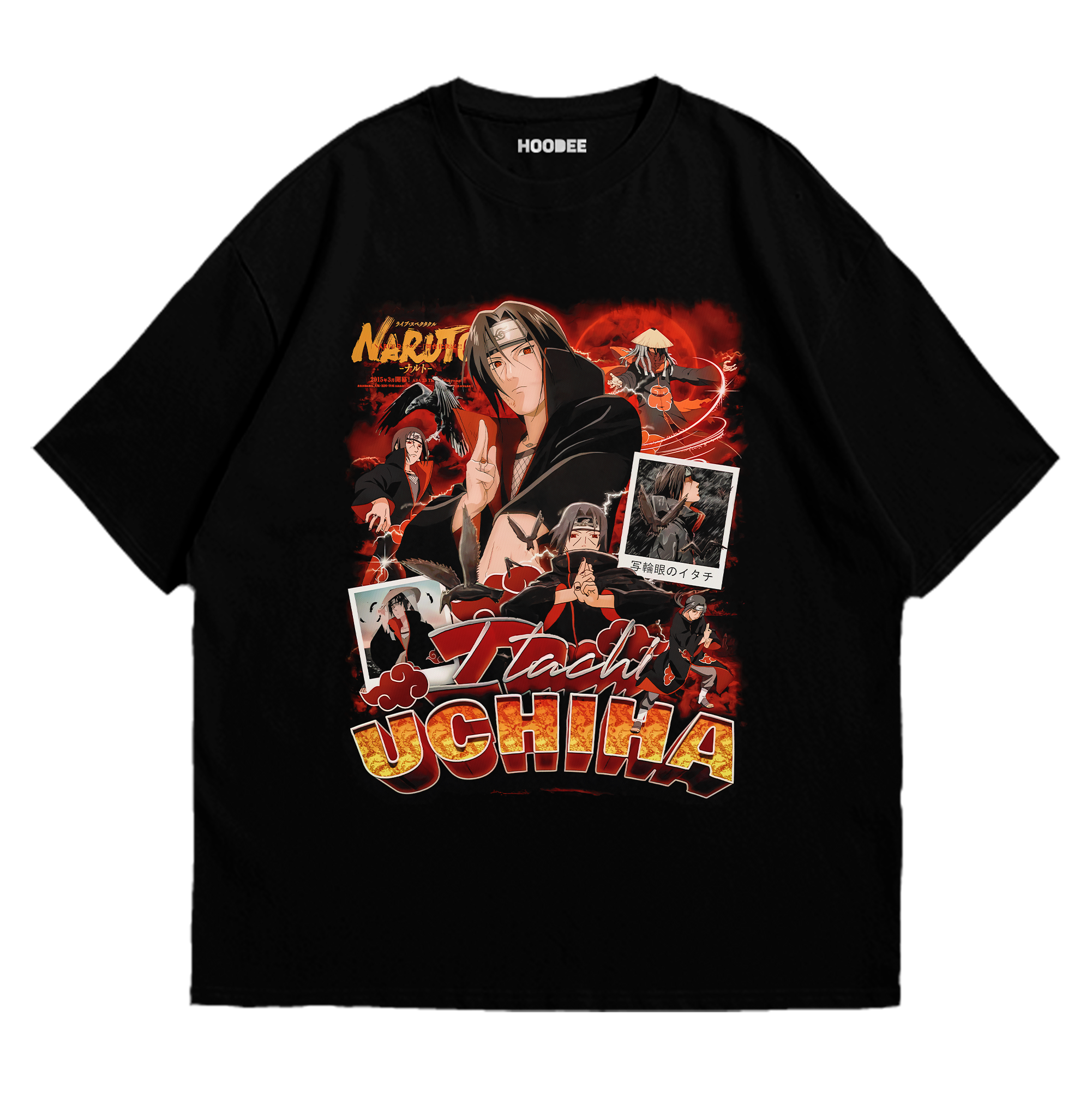 Playera oversize Naruto - Itachi Uchiha #1