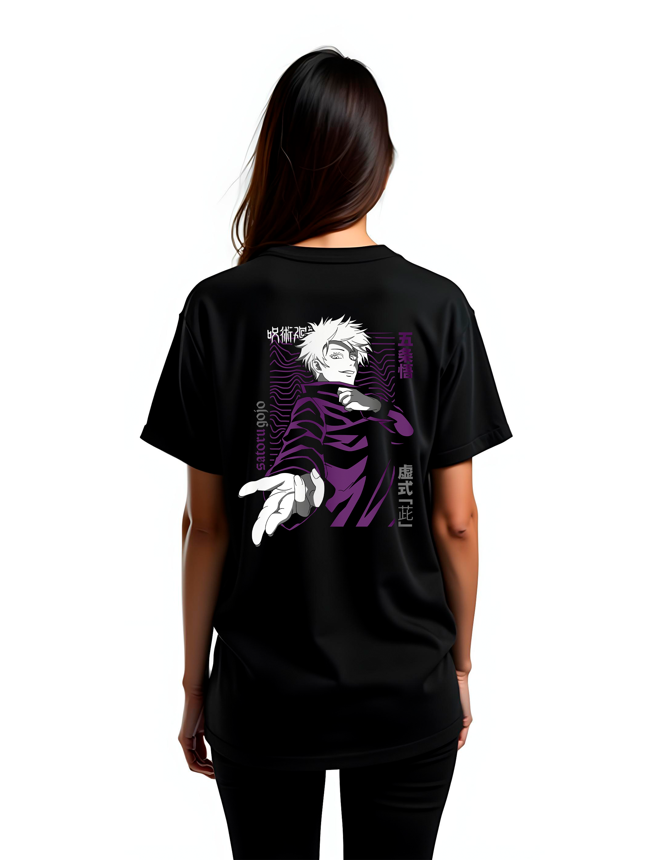 Playera oversize Jujutsu kaisen - Satoru gojō #6