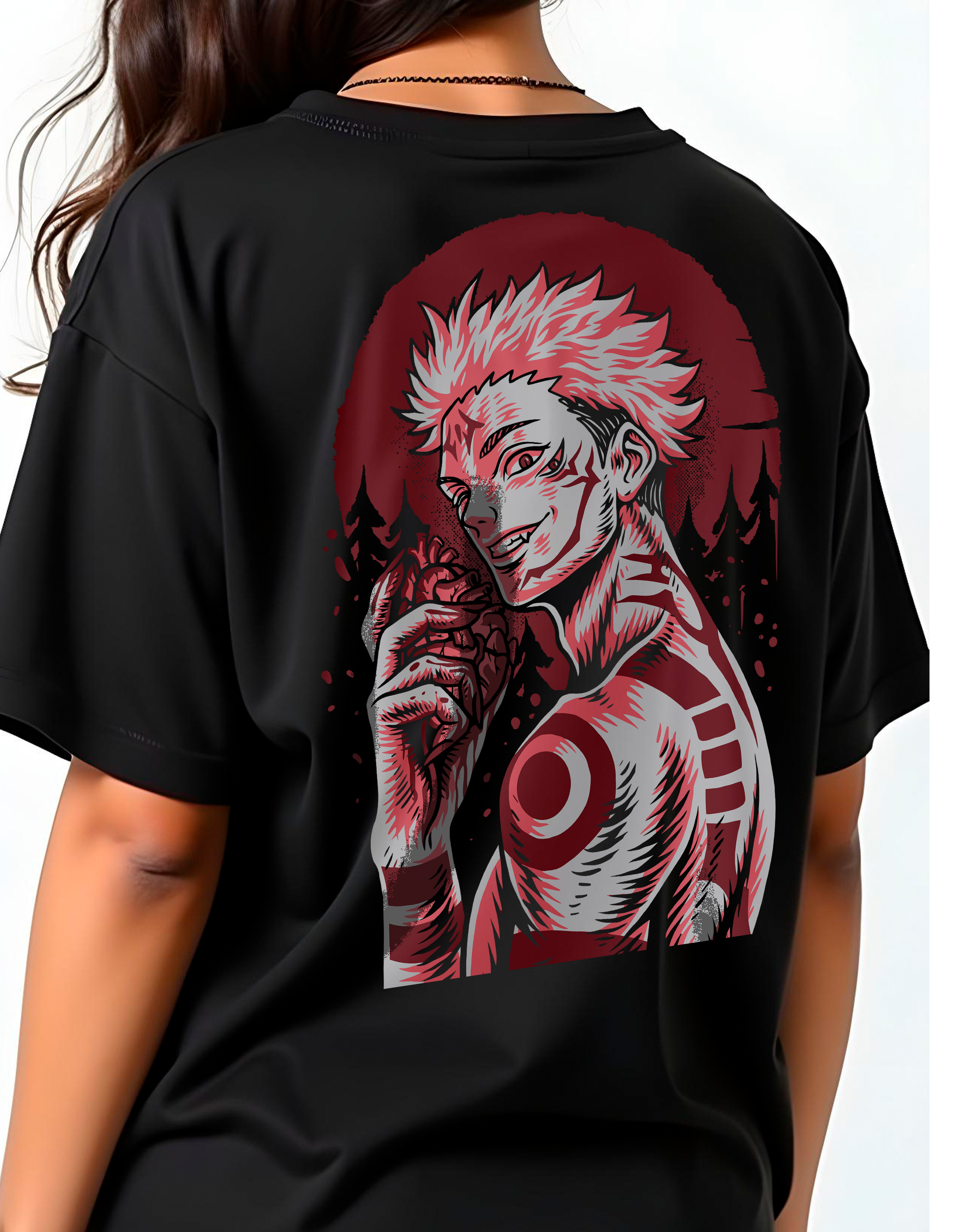 Playera oversize Jujutsu kaisen - Yuji Itadori #1