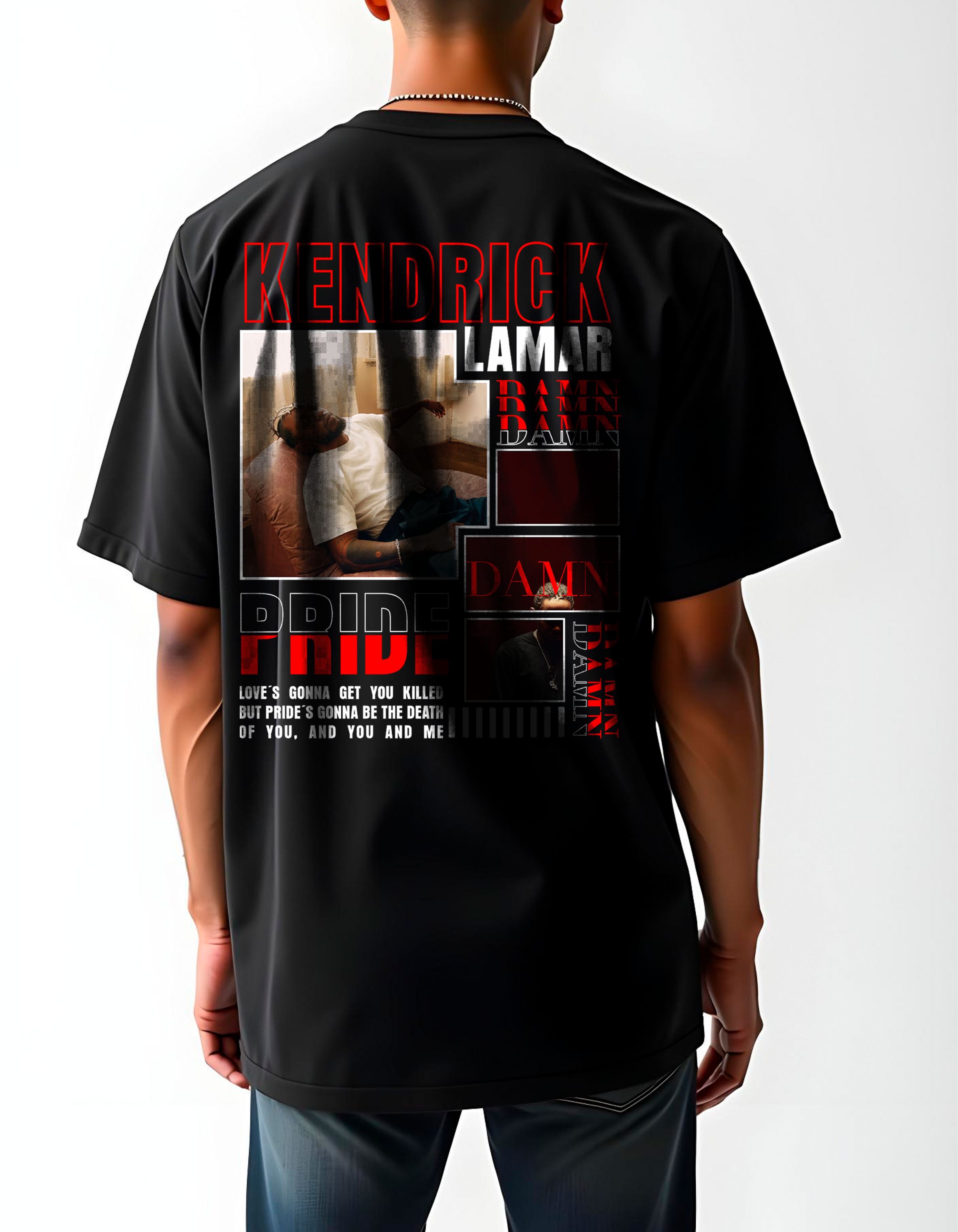 Playera oversize Kendrick Lamar #1