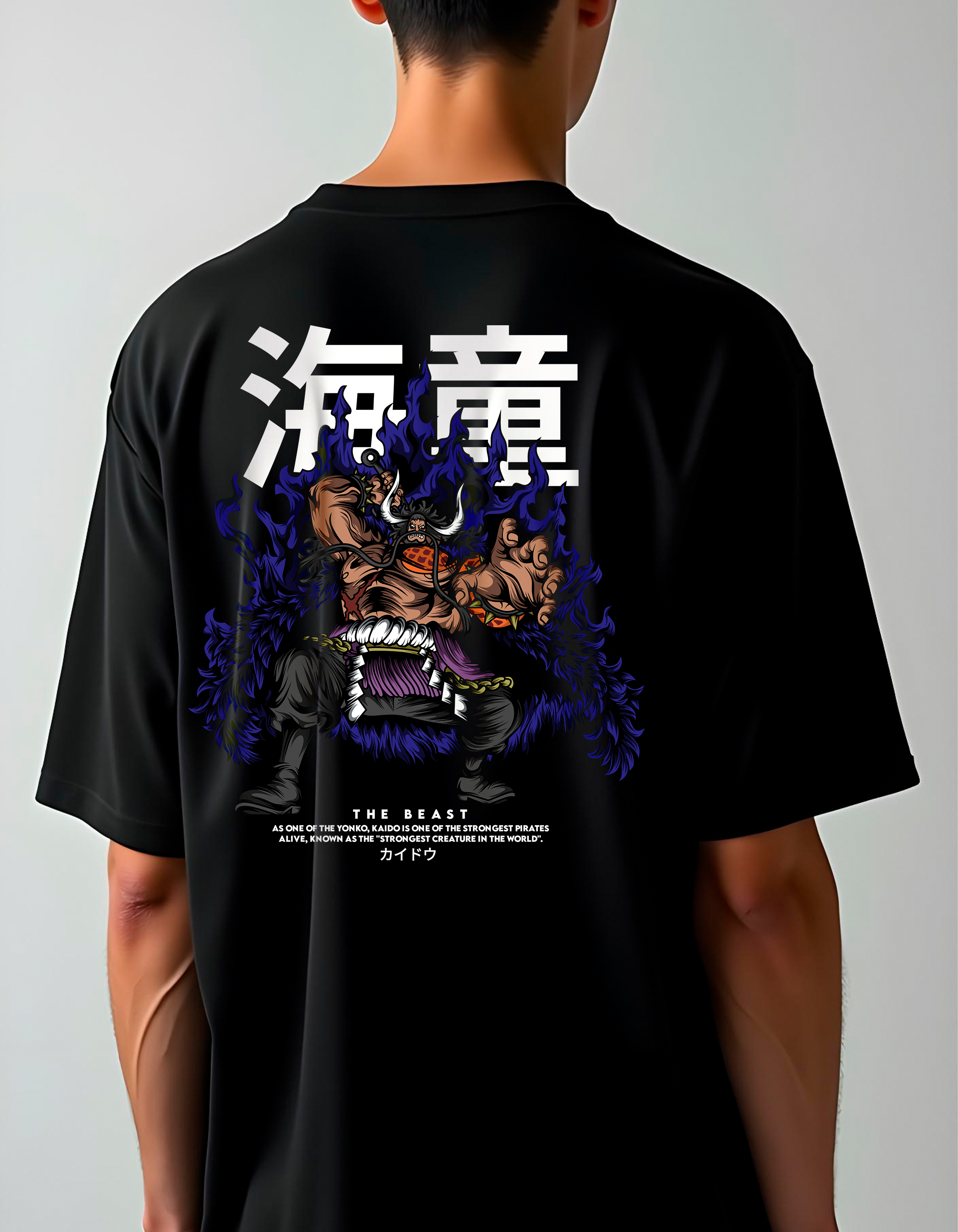 Playera oversize One piece - Kaido #1