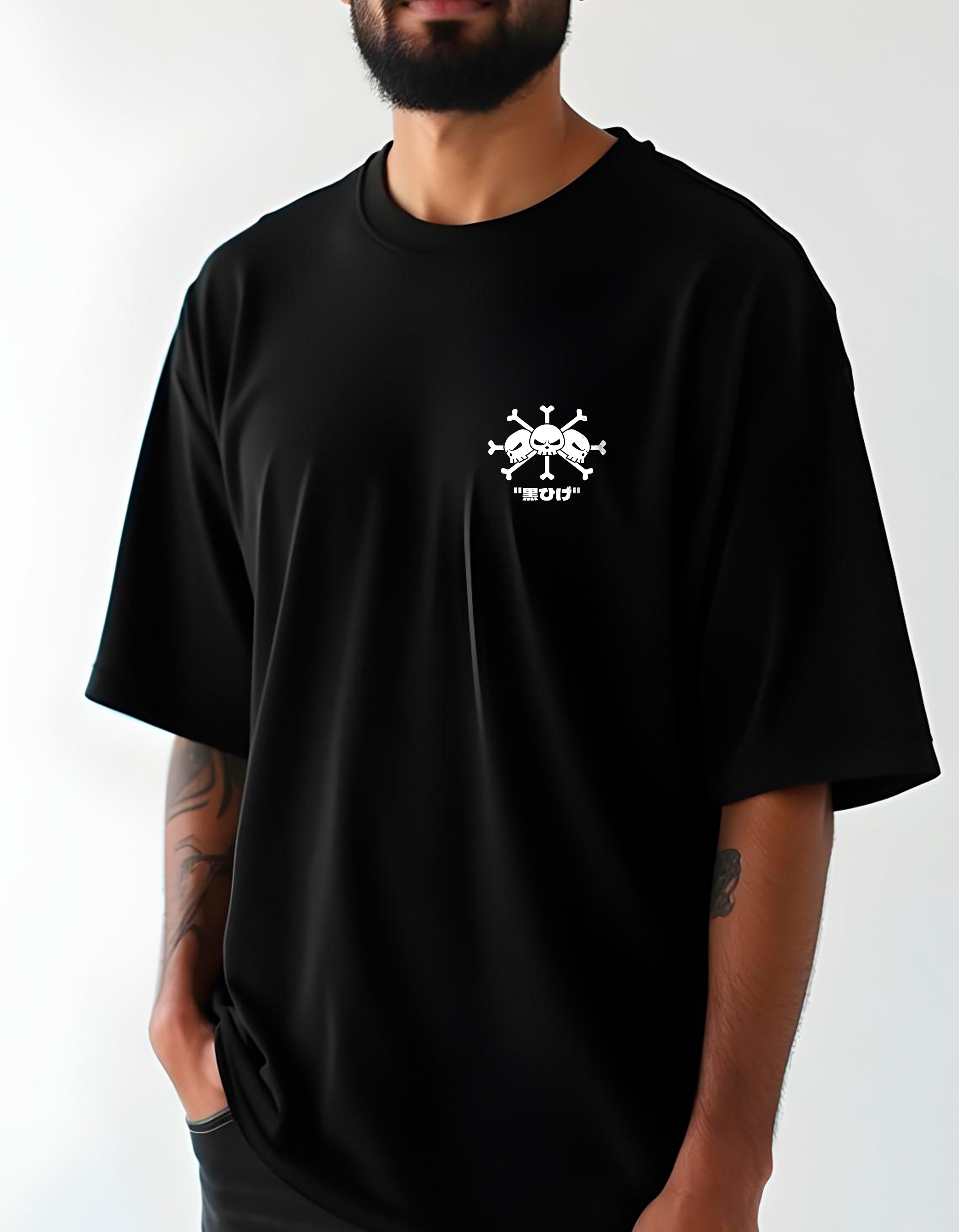Playera oversize One piece - Kurohige #1