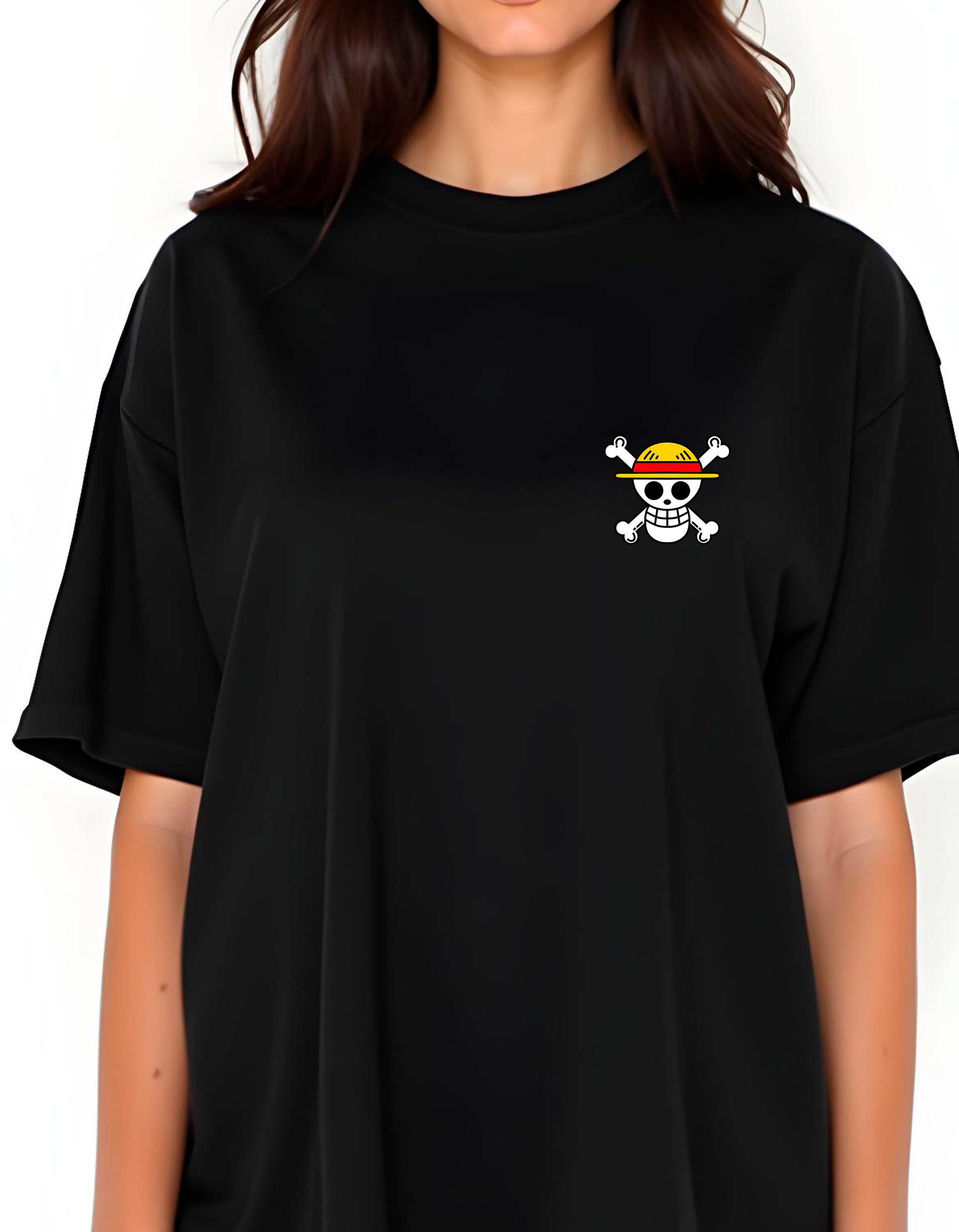Playera oversize One piece - Luffy Snakeman