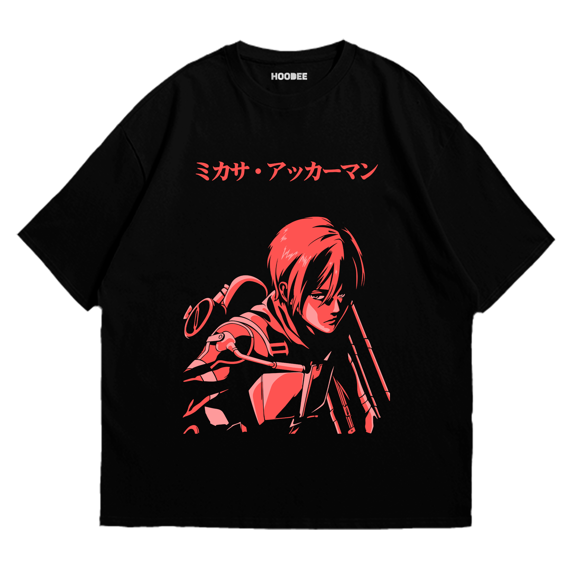 Playera oversize Attack on Titan - Mikasa