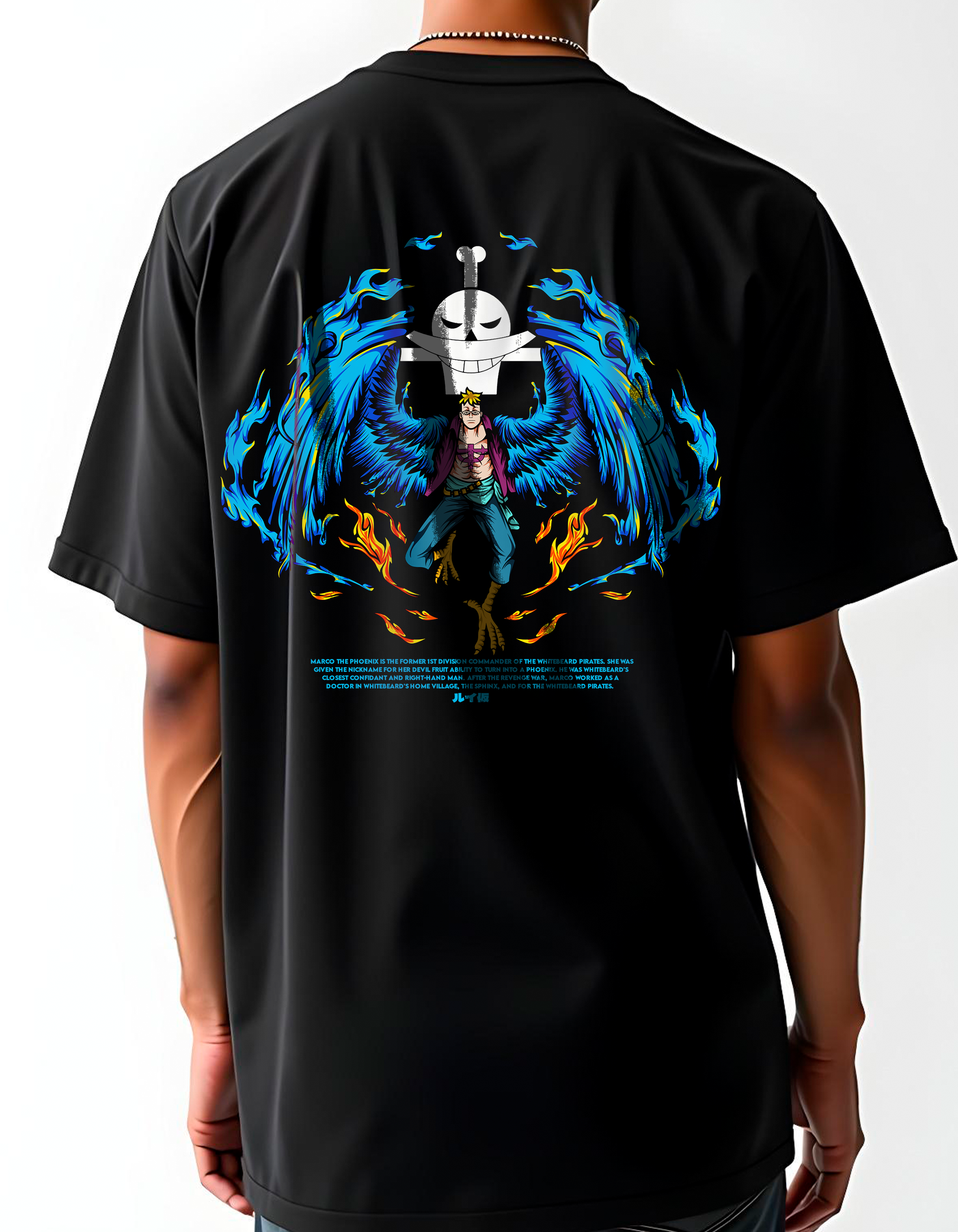 Playera oversize One piece - Marco #1